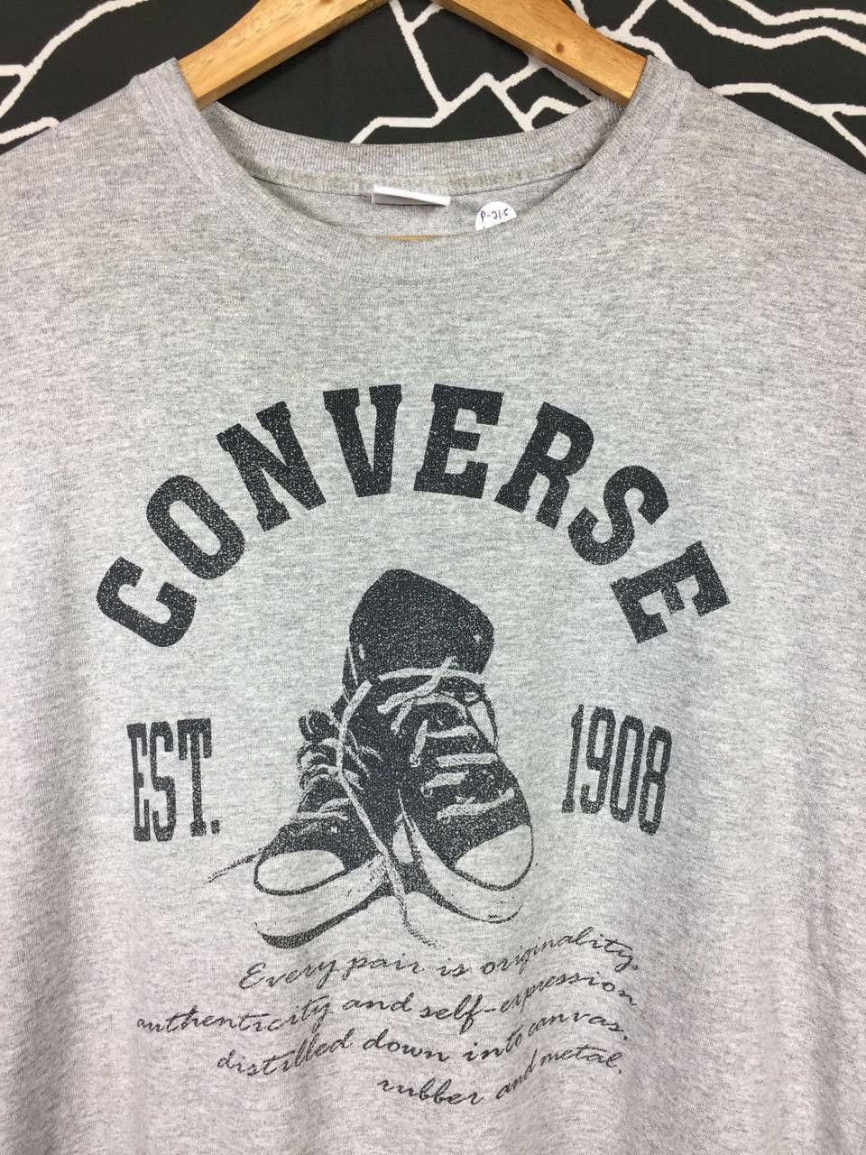 Converse × Vintage Vtg Converse All Star Graphic Longsleeve Tee Size US L / EU 52-54 / 3 - 3 Thumbnail