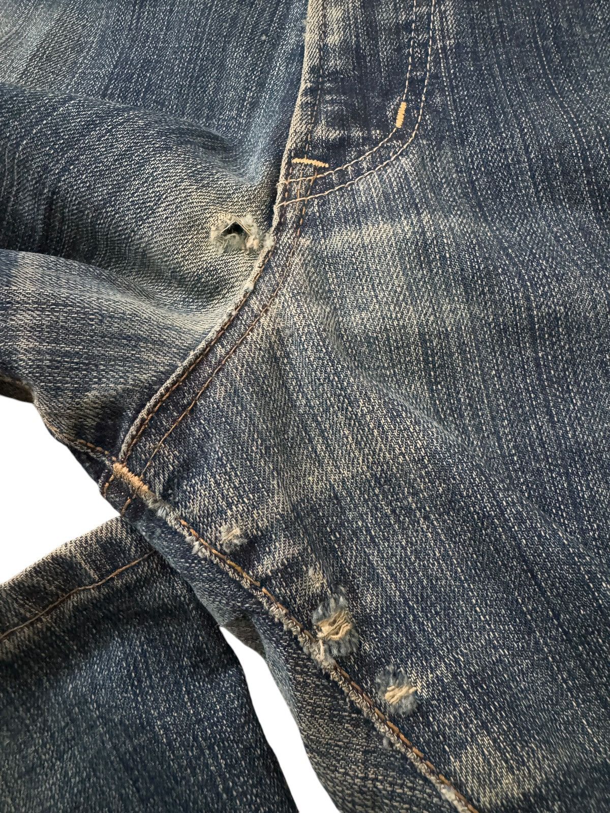 Edwin Vintage Edwin International Distressed Jeans Big Size Denim Size US 41 - 14 Thumbnail