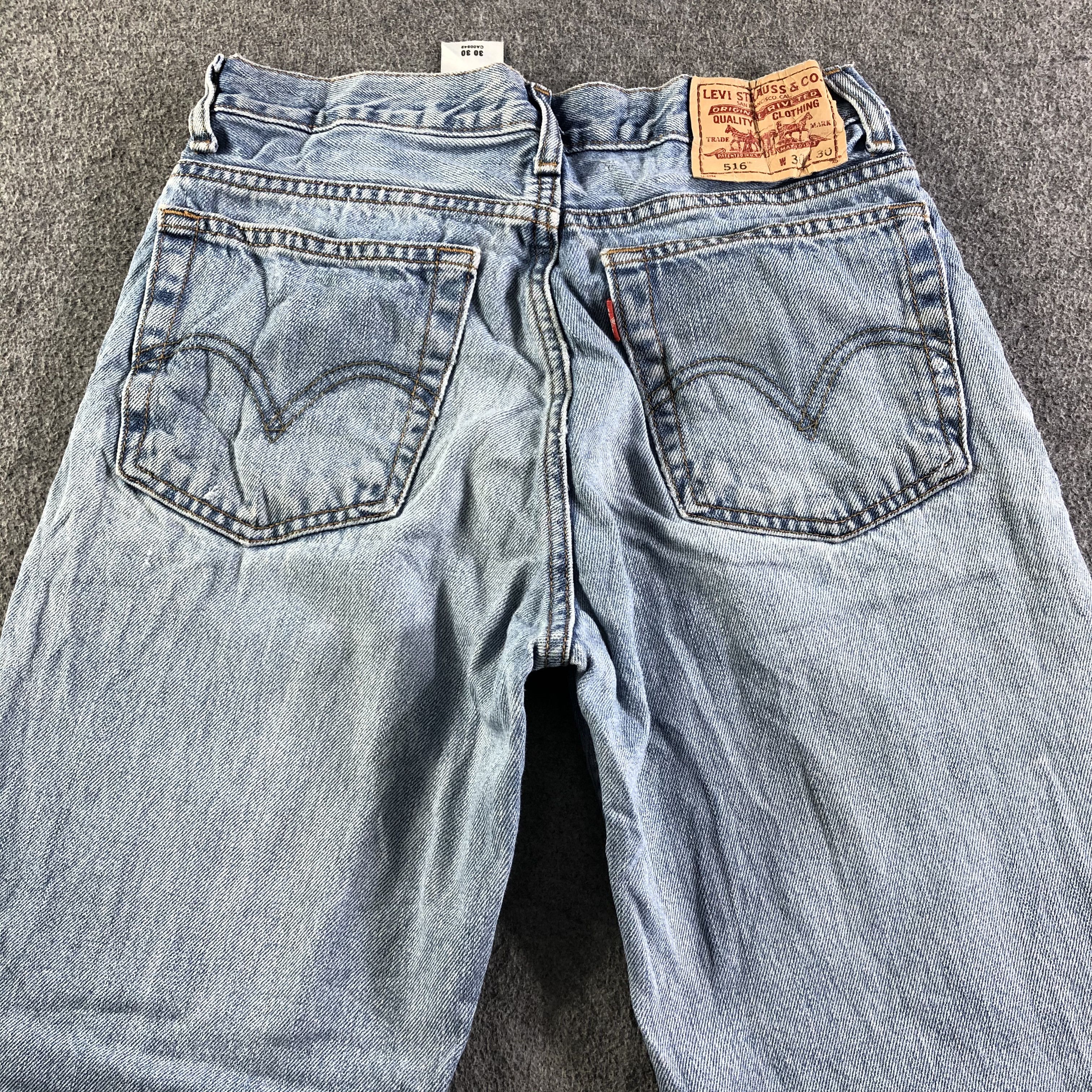 Levi's Vintage Blue Wash Levis 516 Jeans-J4220 Size US 28 / EU 44 - 4 Thumbnail