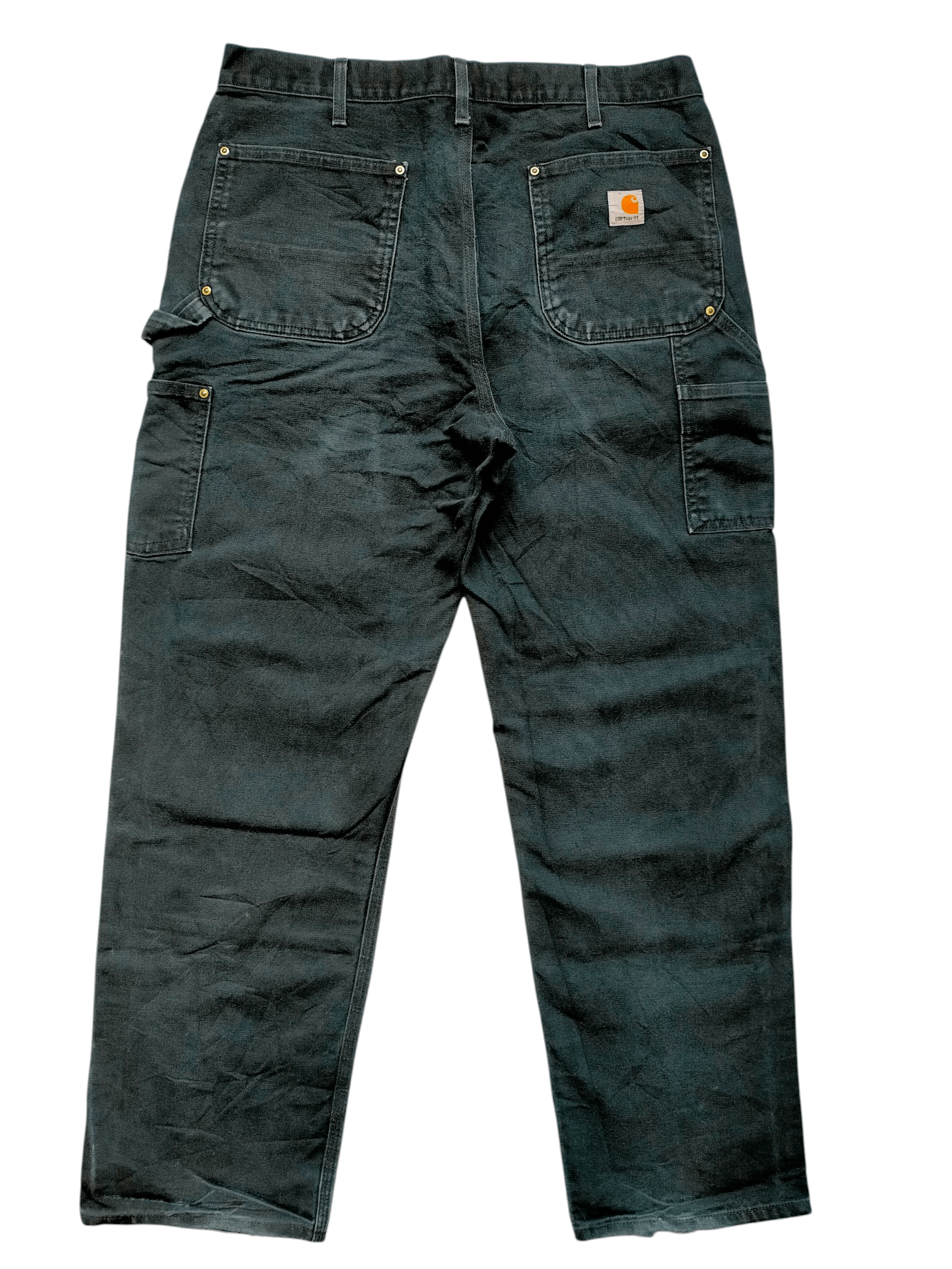 Carhartt Vintage Carhartt Double Knee Black Denim Size US 35 - 2 Thumbnail