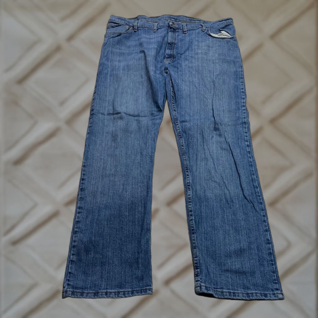 Wrangler Wrangler Jeans 44x30 Blue Denim Regular Fit 96FXVLS Premium Quality High Rise Size US 44 / EU 60 - 1 Thumbnail