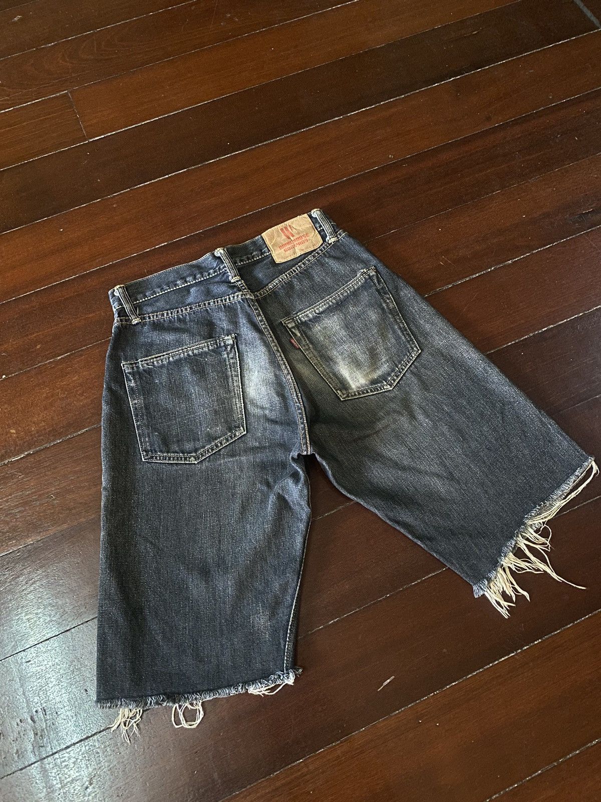 Sugar Cane Neputa Genus No.4 Wanderer by Warehouse Selvedge Jeans short Size US 30 / EU 46 - 11 Thumbnail