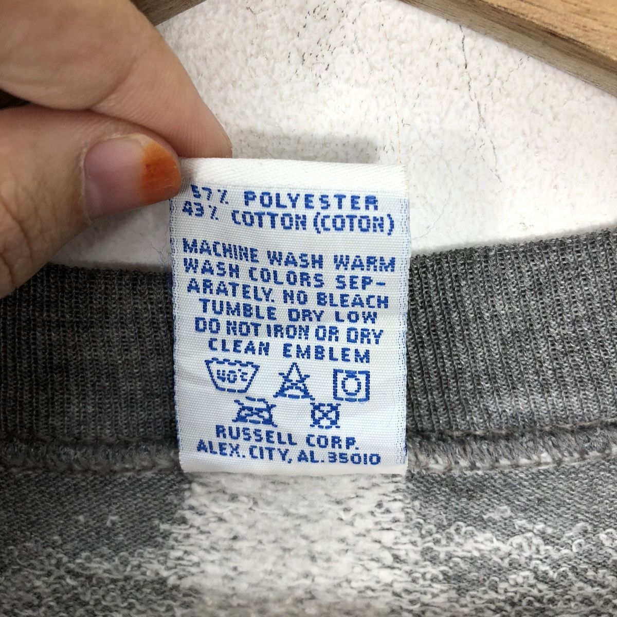Russell Athletic RUSSEL ATHLETIC Vintage Blank Sweatshirt Size US S / EU 44-46 / 1 - 5 Thumbnail