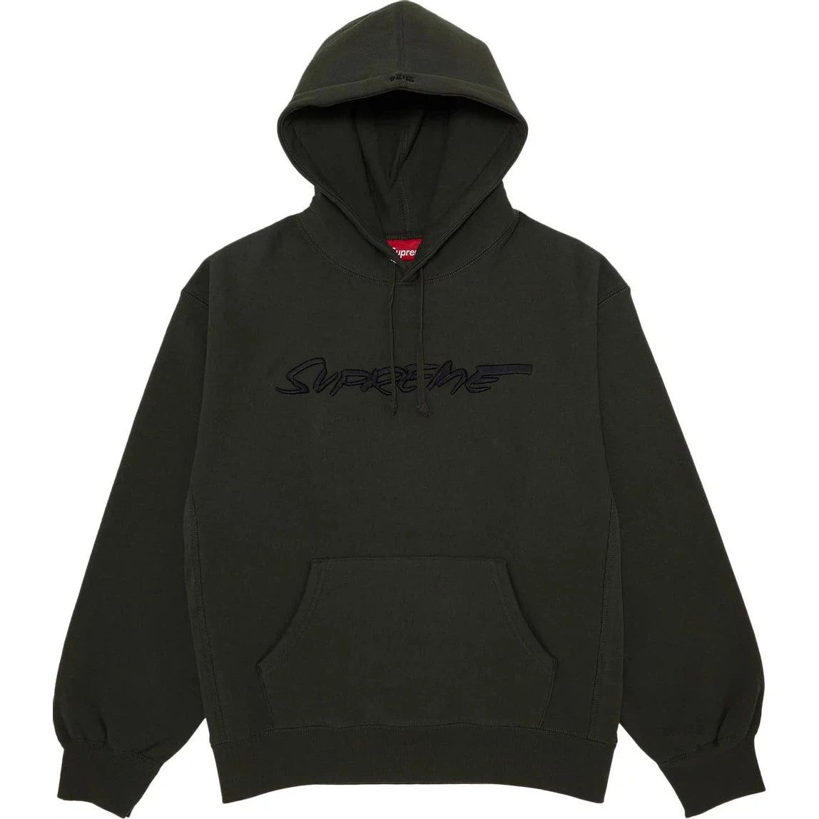 Supreme Futura Hooded Sweatshirt 'Dark Olive' Size US L / EU 52-54 / 3 - 1 Thumbnail