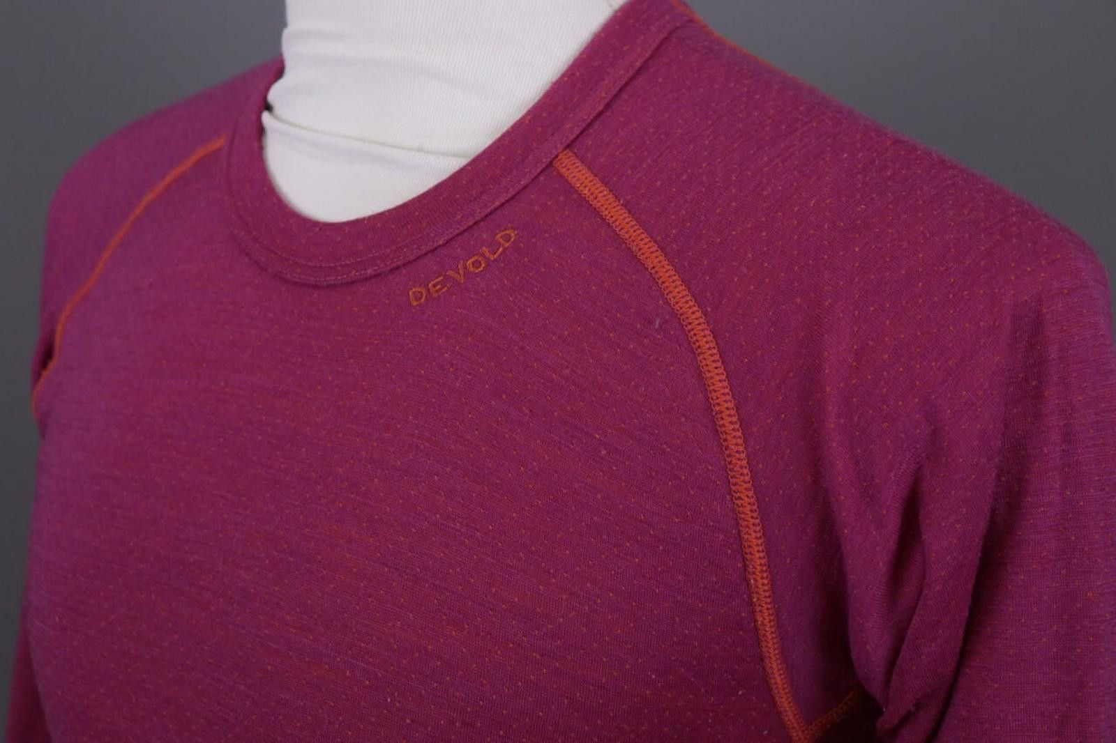 Designer Devold Purple Merino Wool Long Sleeve Top Base Layer Size 16 Size US XXS / EU 40 - 7 Thumbnail