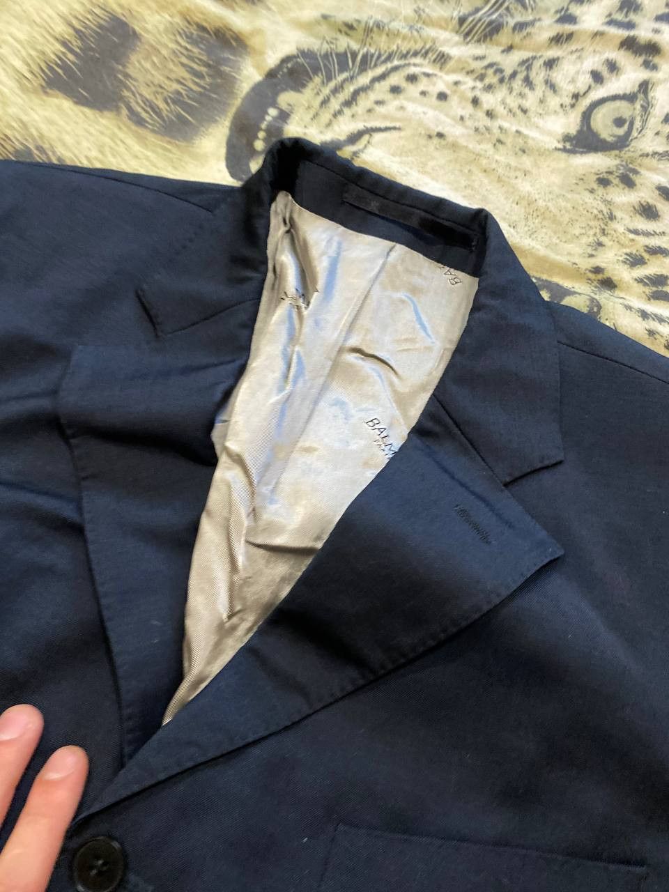 Balmain Balmain Blazer Vintage LUXURY DESIGNER Size 40S - 8 Thumbnail