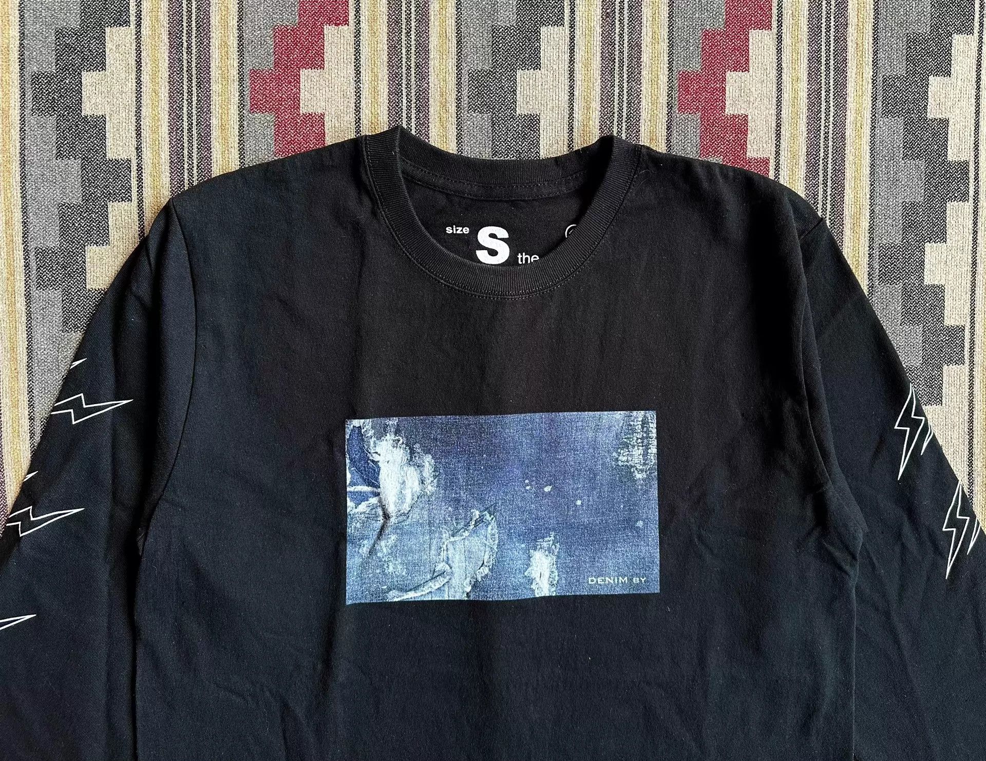 Other Denim by Vanquish & Fragment Lightning Bolt LS Crewneck Tee S Size US S / EU 44-46 / 1 - 3 Thumbnail