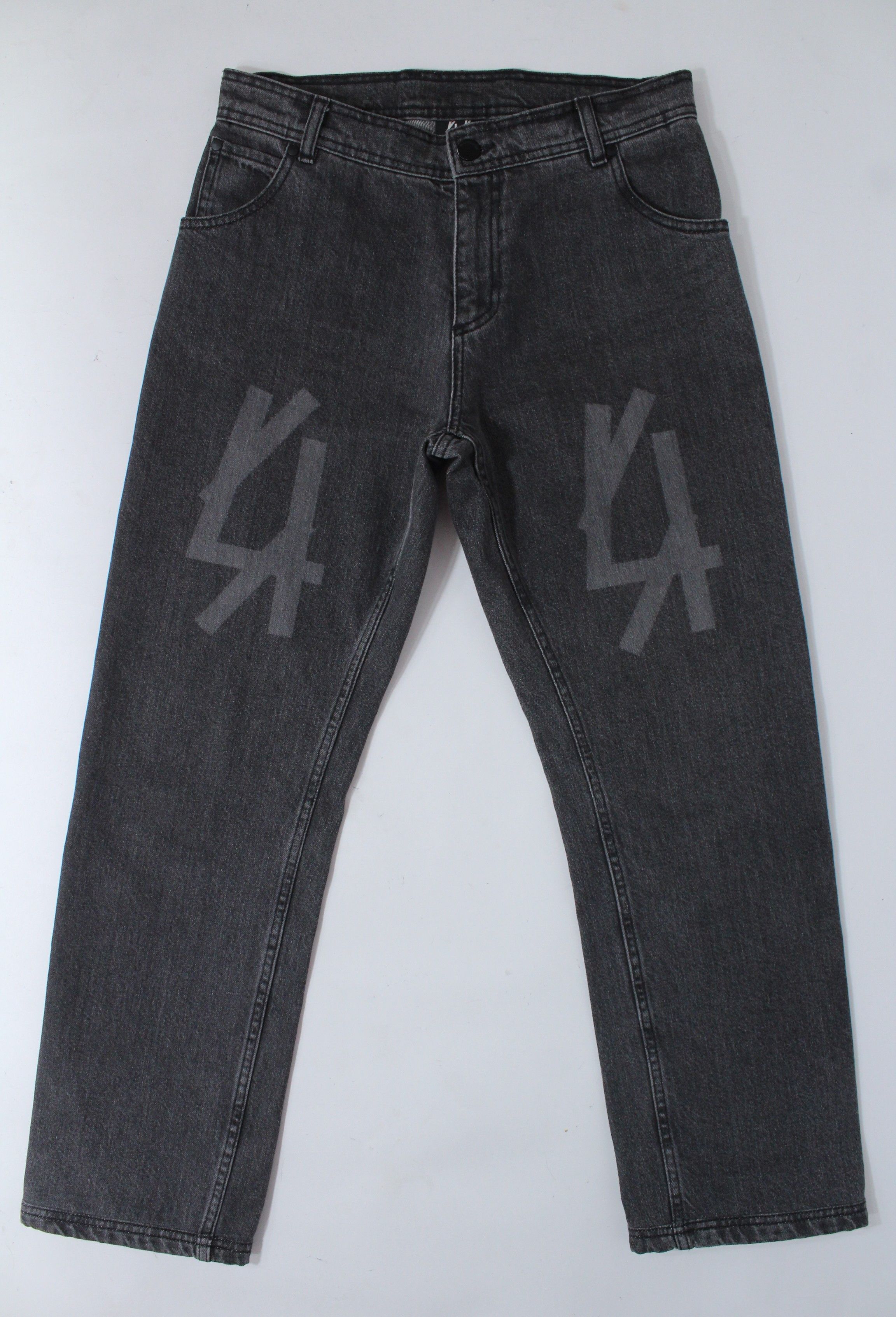 44 LABEL GROUP 44 Label Group Skyscraper Straight Leg Grey Jeans 44 Kobosil Size US 28 / EU 44 - 1 Thumbnail