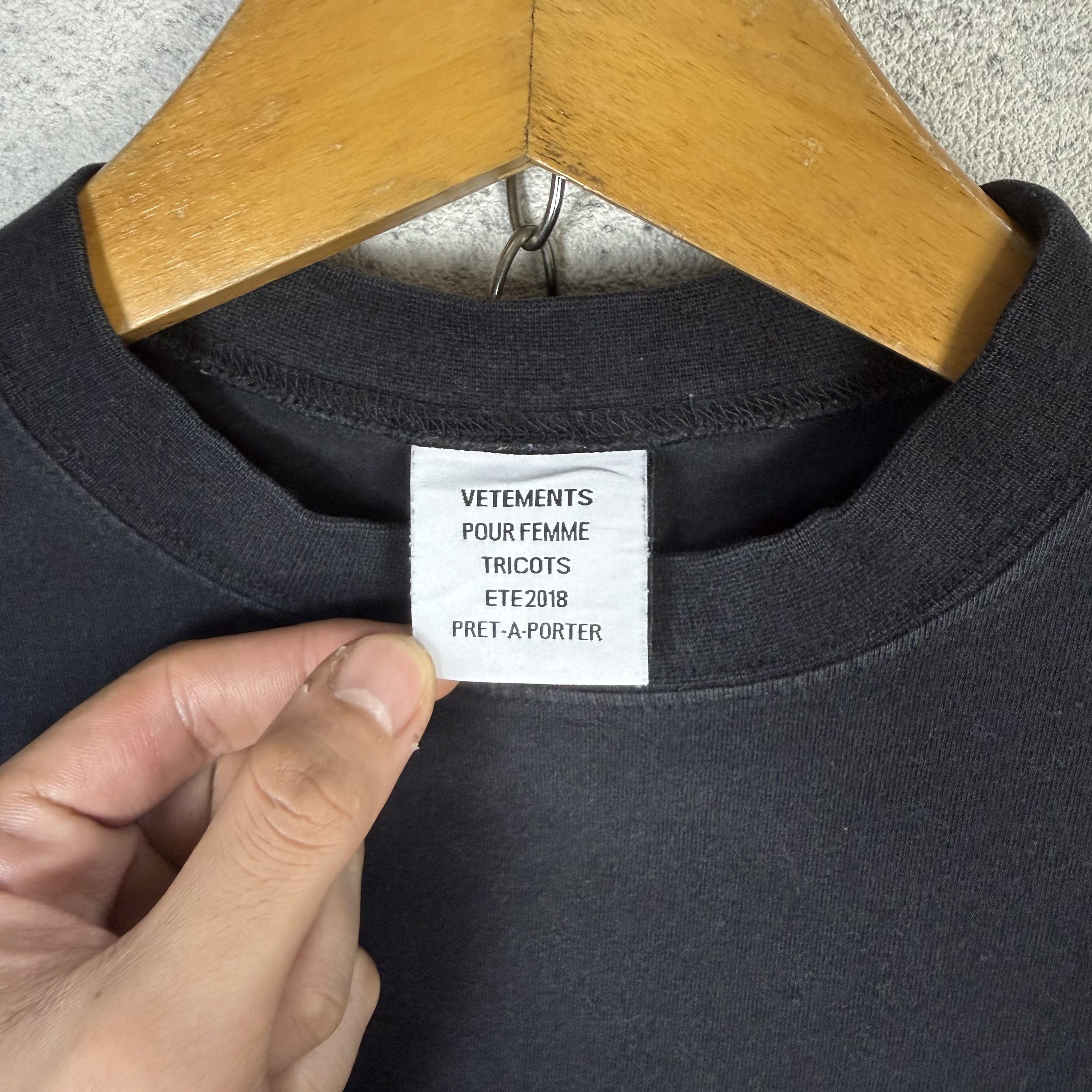 Vetements Vetements SS18 METALLVERARBEITUNG Tshirt Size US XS / EU 42 / 0 - 7 Thumbnail