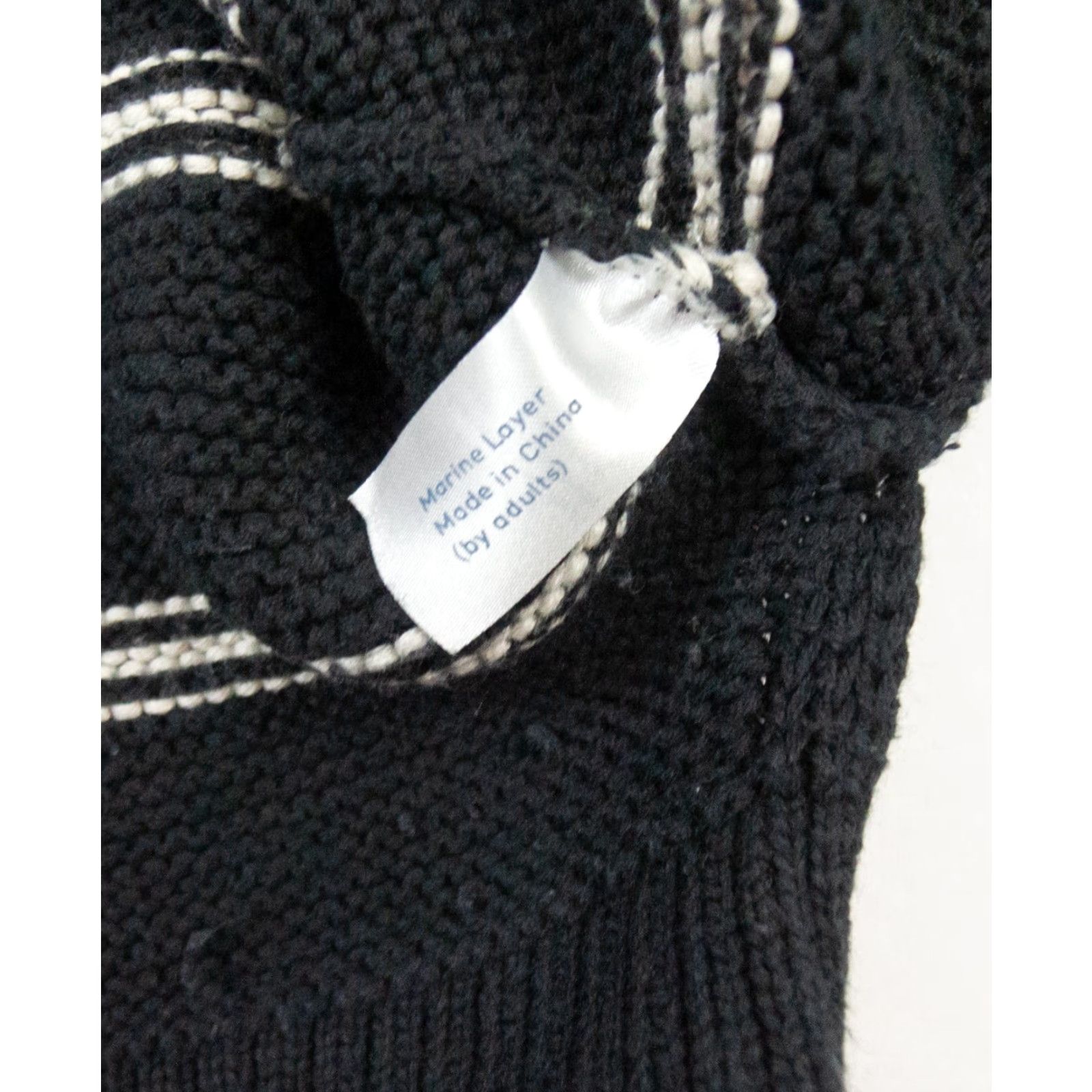 Marine Layer VINTAGE Marine Layer Women's Sweater Pullover Knitted Crewneck Long Sleeve All Seasons Black Small Size S / US 4 / IT 40 - 6 Thumbnail