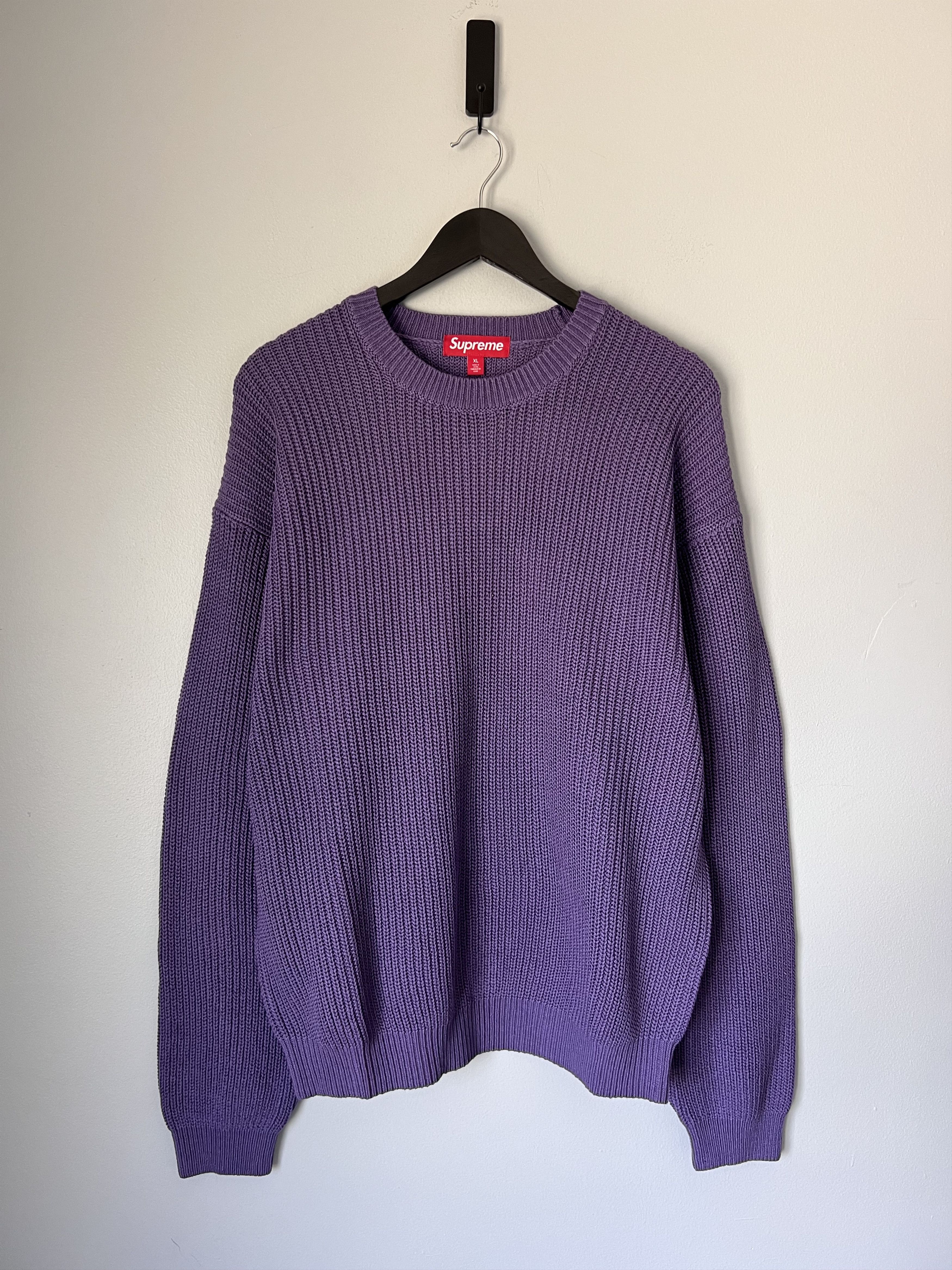 Supreme Supreme Old English Printed Sweater in Purple Size US XL / EU 56 / 4 - 5 Thumbnail