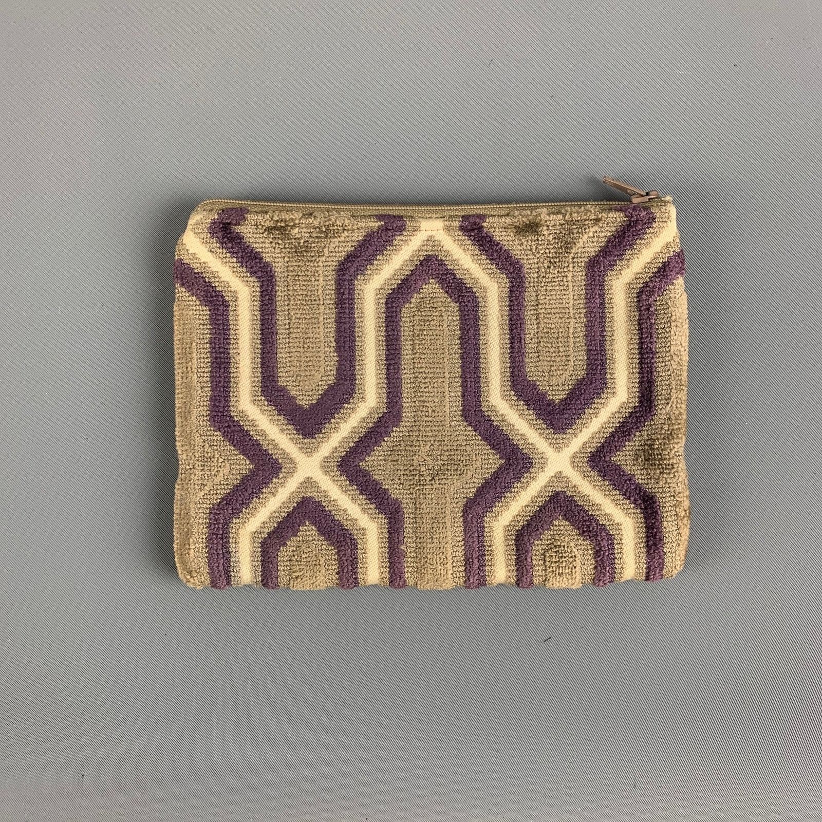 Vintage VINTAGE Purple Sage Textured Fabric Handbag & Leather Goods Size ONE SIZE - 1 Thumbnail