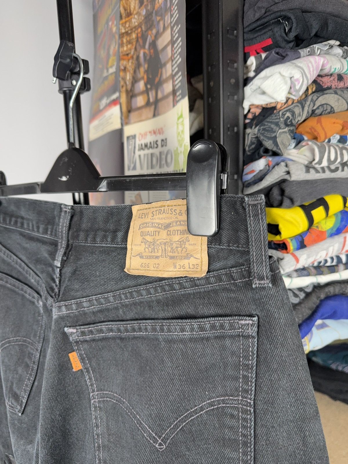 Vintage Vintage 90s Custom Chrome Hearts Style Cross Denim Jeans Size US 33 - 15 Thumbnail