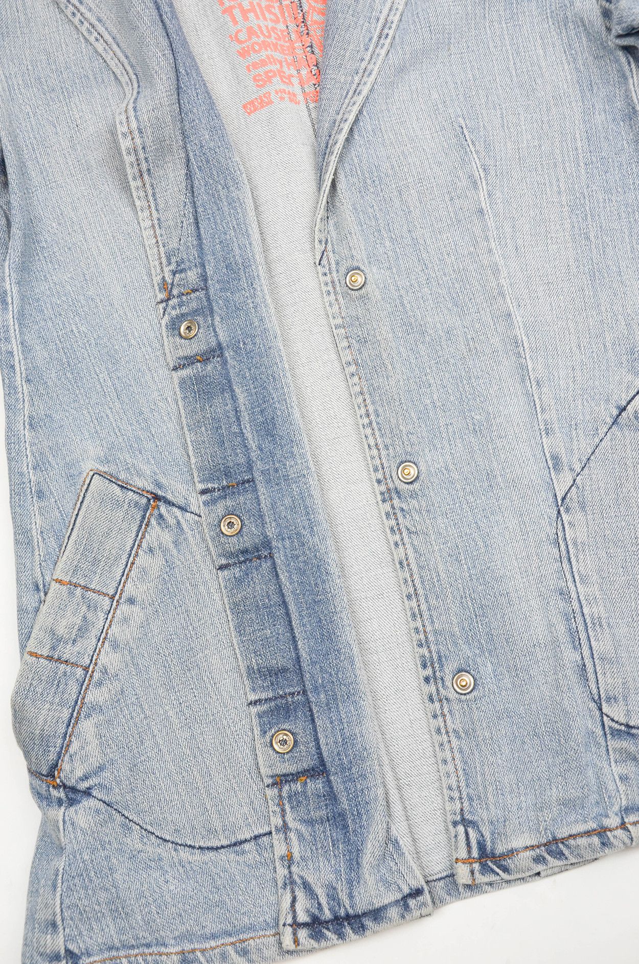W&LT W&LT Wild and Lethal Jeans Denim Blazer Jacket – Size 36 Size XS / US 0-2 / IT 36-38 - 7 Thumbnail