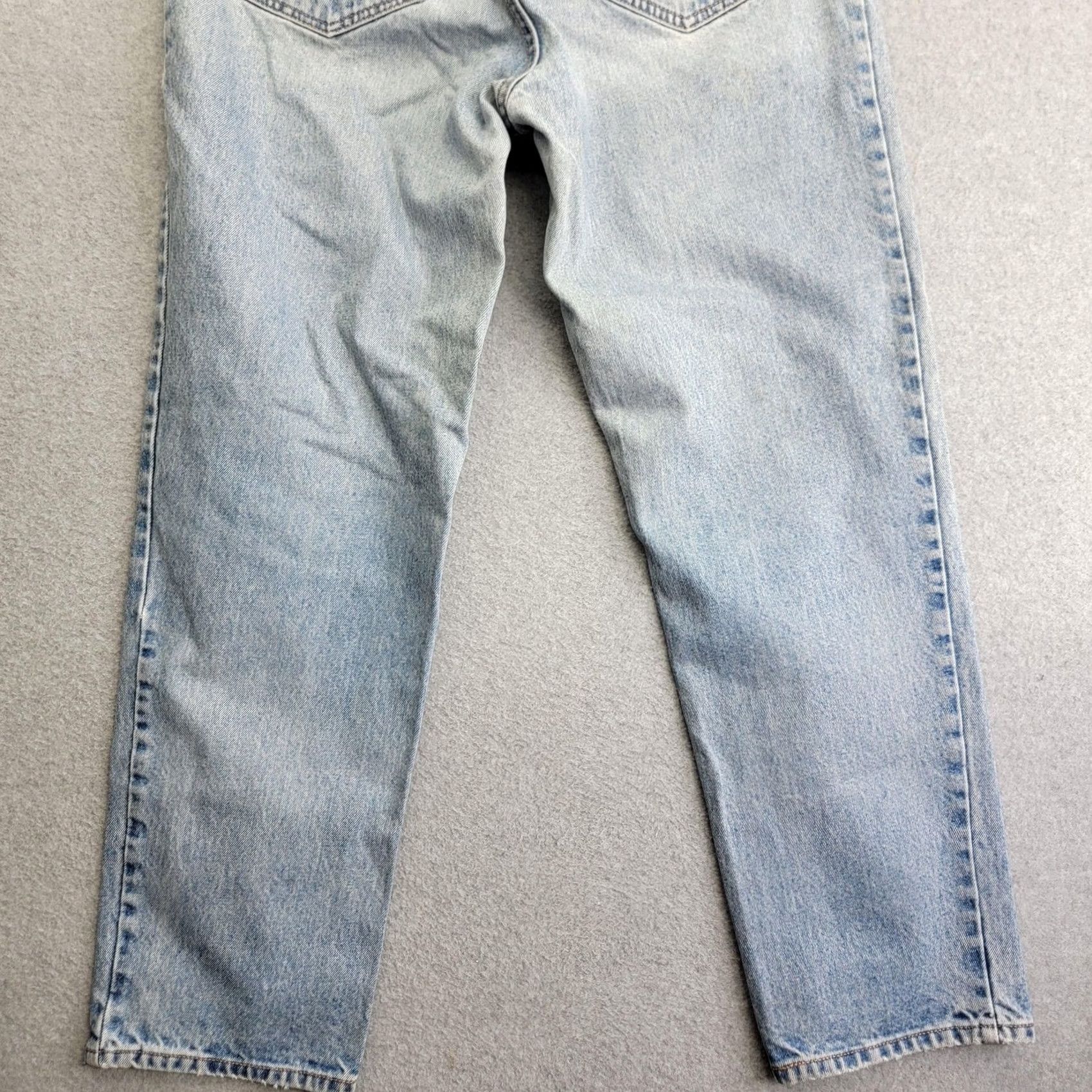 Eddie Bauer VINTAGE Eddie Bauer Jeans Mens 34x30 Light Wash Blue Denim 90s Hong Kong Made Size US 34 / EU 50 - 6 Thumbnail