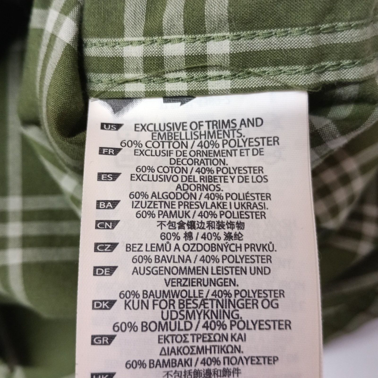 5.11 5.11 Tactical Wyatt Plaid Shirt Men's M Green Button Up Size US M / EU 48-50 / 2 - 6 Thumbnail