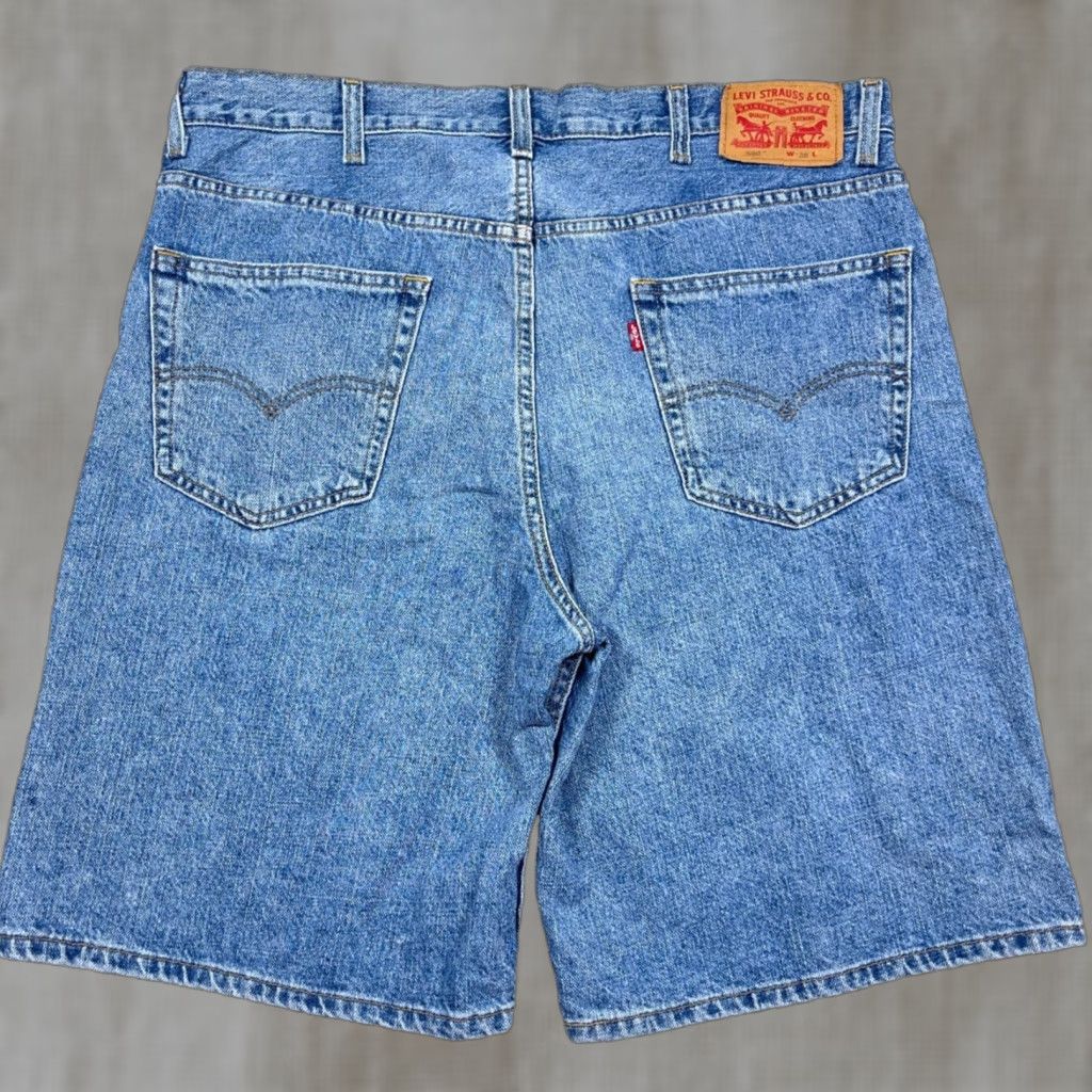 Levi's Levi's 550 Shorts Men 38 Relaxed Loose Fit Blue Denim Bermuda Jean Jorts Baggy Y2K 90s Hipster Retro Classic Logo Mens Size US 38 / EU 54 - 1 Thumbnail