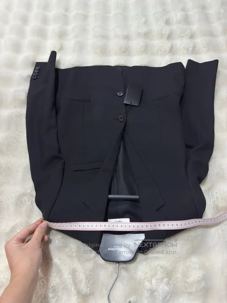 Saint Laurent Paris Saint Laurent Paris Ladies' Suit Blazer Size XS / US 0-2 / IT 36-38 - 6 Thumbnail