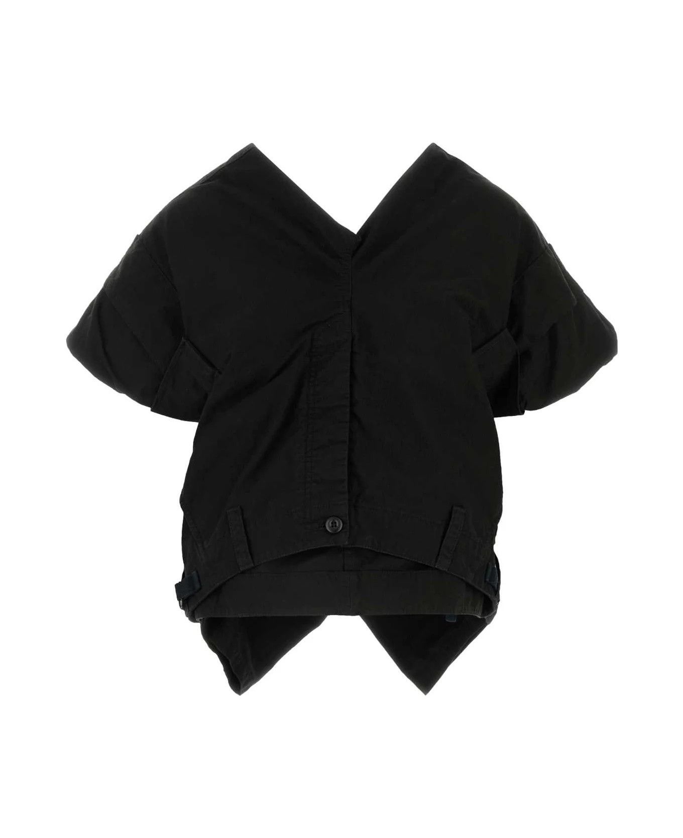 Balenciaga o1s1wg110126 Blend Top in Black Size M / US 6-8 / IT 42-44 - 1 Thumbnail