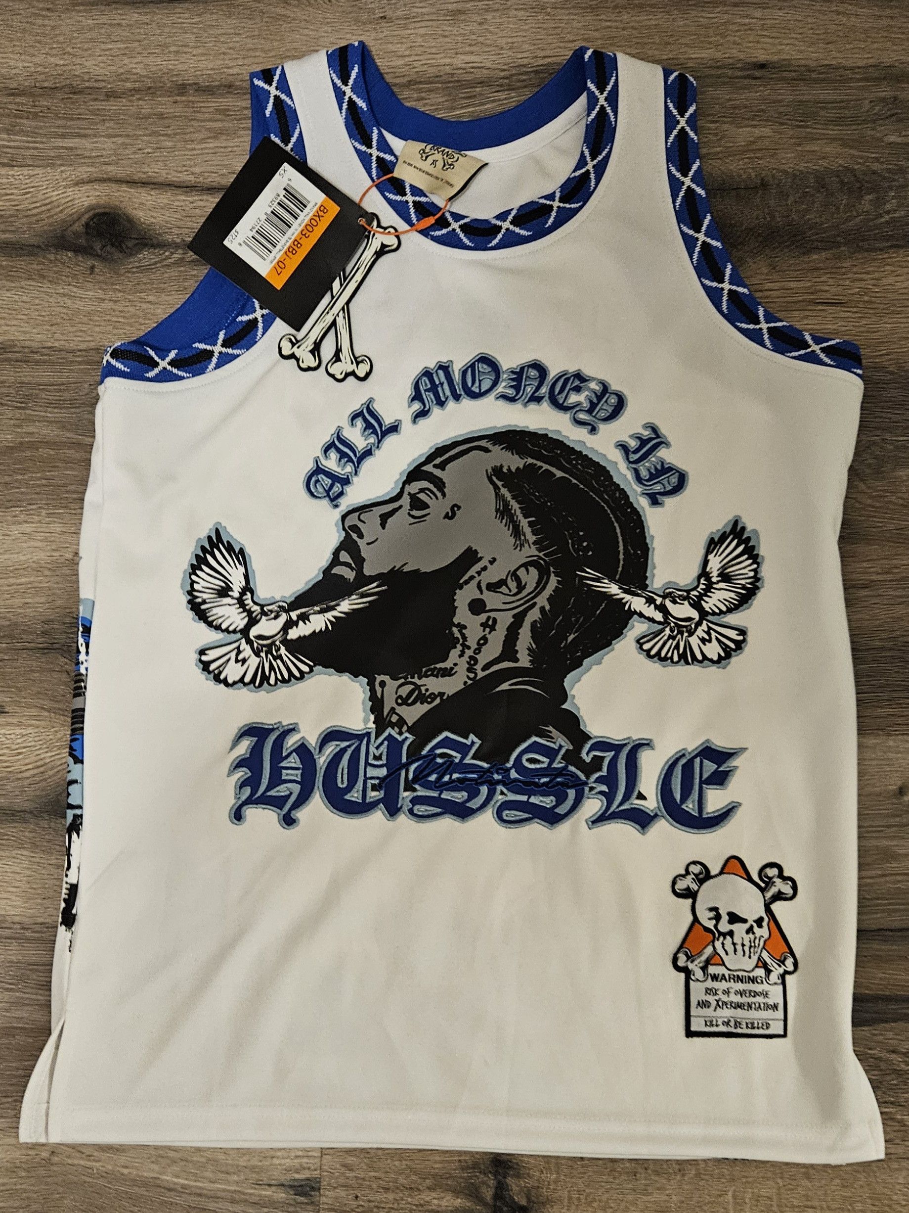 Other Nipsey Hussle- All money in hussle Jersey- Brand X Size US XS / EU 42 / 0 - 1 Thumbnail