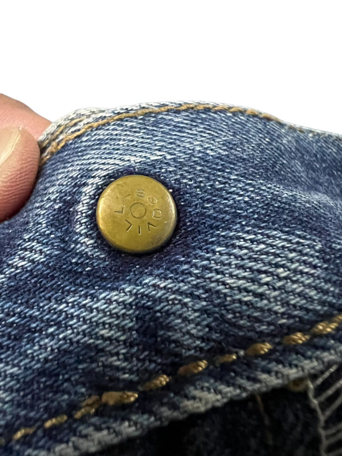 If Six Was Nine × Japanese Brand × Seditionaries 💥Baggy💥Unique Clothing Warehouse Distress Mud Wash Jeans Size US 33 - 9 Thumbnail