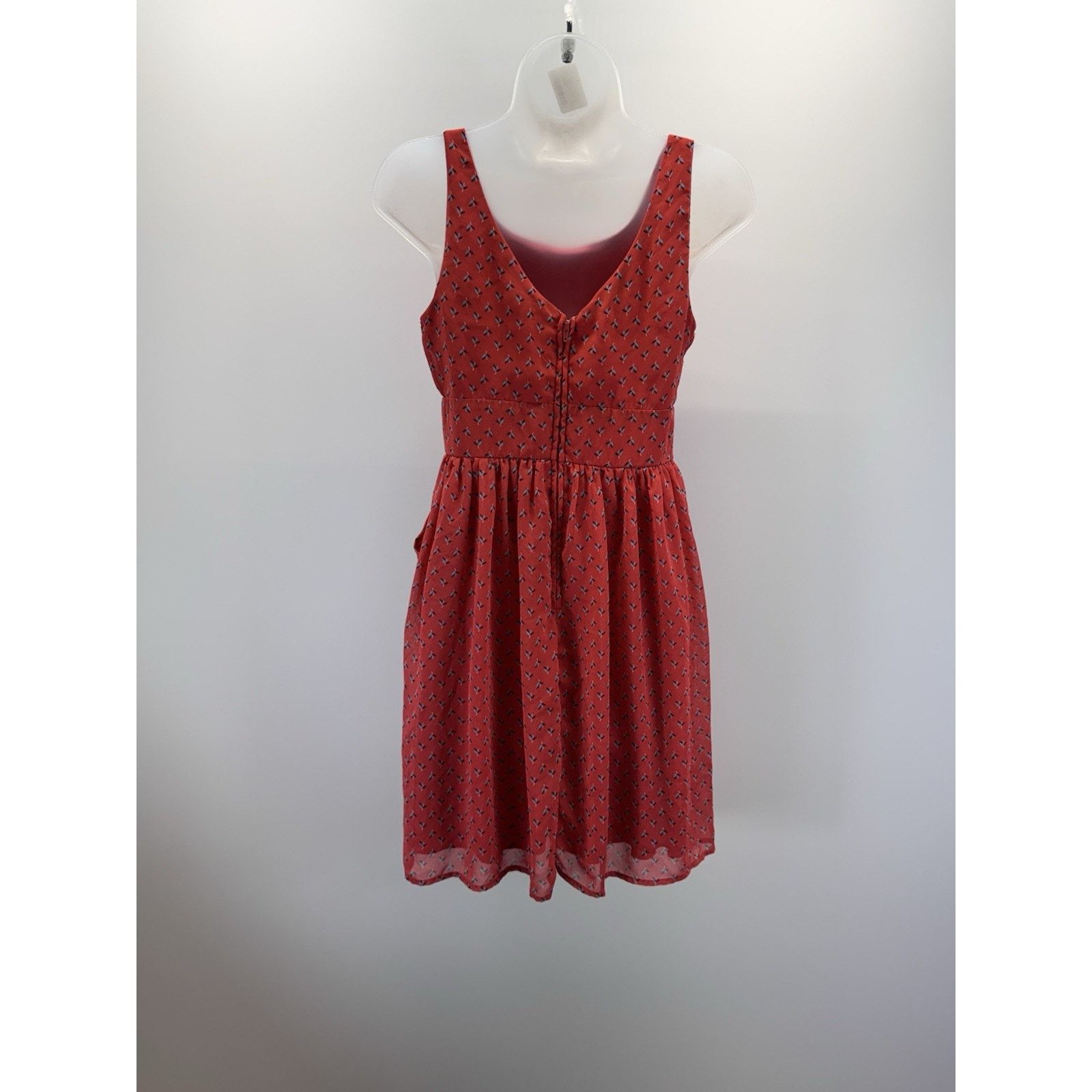 Other Maurices Coral Sleeveless Dress Juniors Size 5/6 Pockets Size M / US 6-8 / IT 42-44 - 2 Thumbnail