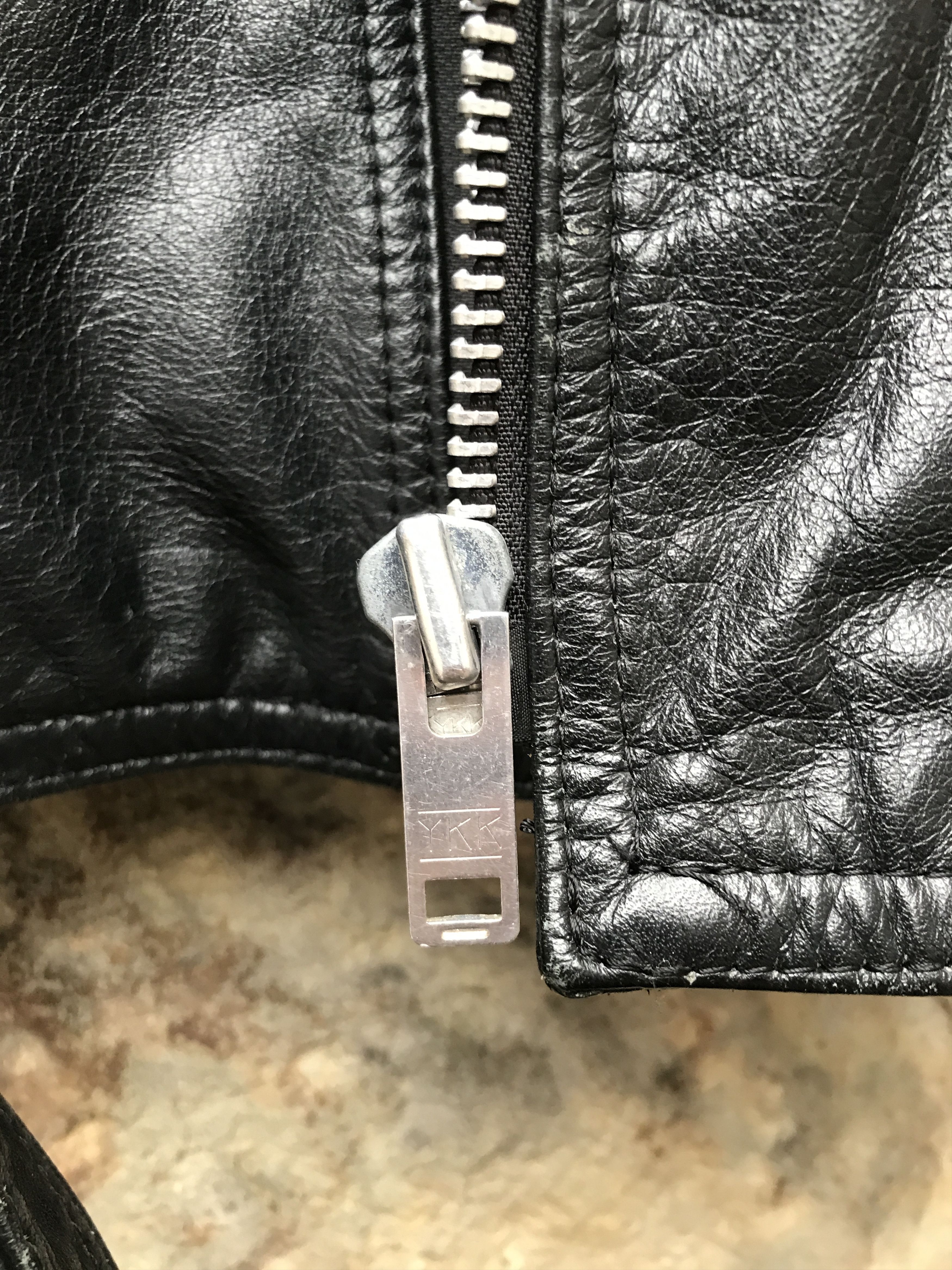 Vintage Rare 80s Leather Biker Jacket Jofama / Janbell / Petroff Size US S / EU 44-46 / 1 - 8 Thumbnail