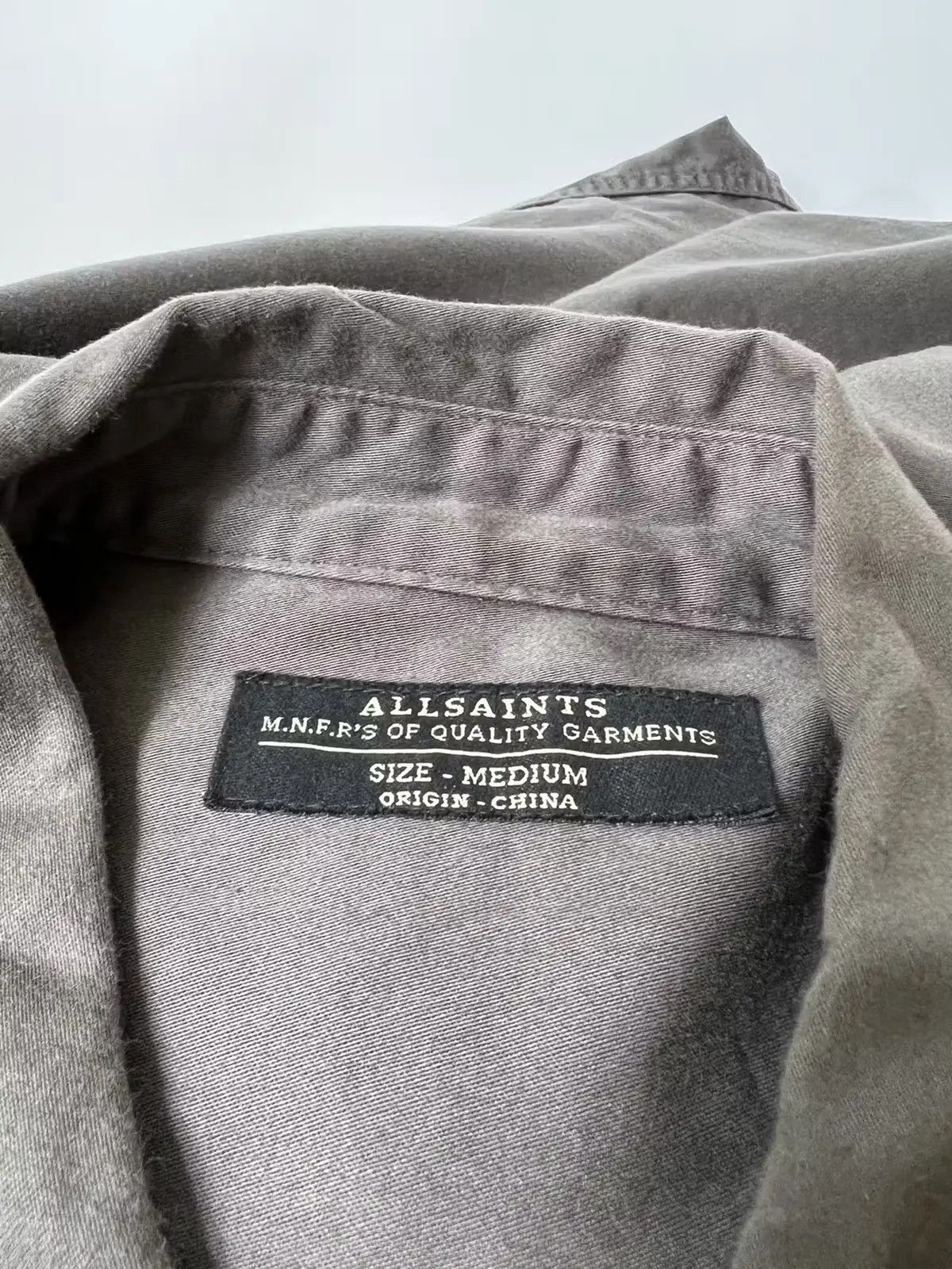Allsaints × Japanese Brand All Saints Muscogee LS shirt Size US M / EU 48-50 / 2 - 3 Thumbnail