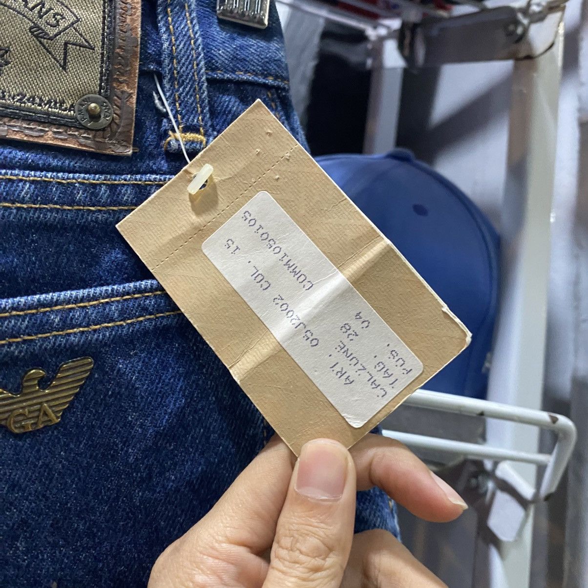 Designer × Giorgio Armani × Vintage Vintage Giorgio Armani denim Jeans NEW OLD STOCK‼️ Size US 28 / EU 44 - 8 Thumbnail