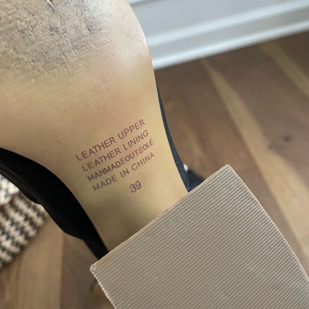 Anthropologie Anthropologie Silent D Leather Shooties Open Toe Block Heel $170 39 8.5 Size US 9 / IT 39 - 7 Thumbnail