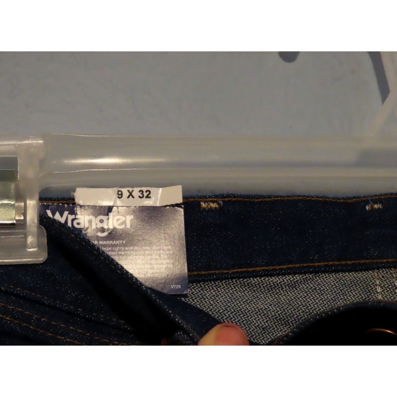 Wrangler VINTAGE Wrangler Cowboy Cut Jeans Slim Fit Womens 9 28x32 Blue Denim 14MWZ NWT Size 30" / US 8 / IT 44 - 4 Thumbnail