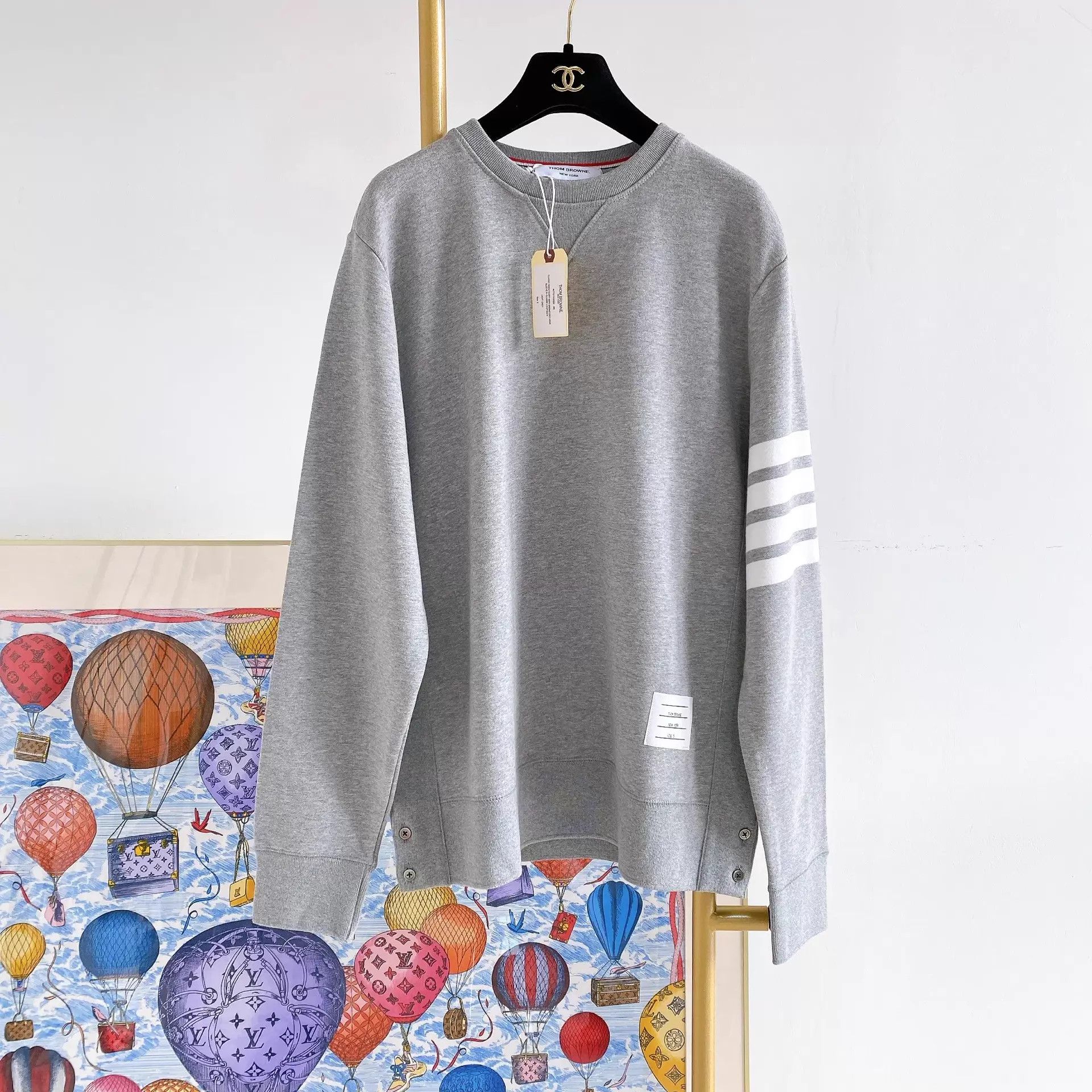 Thom Browne Thom Browne Gray Sweatshirt 5 Size XXL / US 16-18 / IT 52-54 - 1 Thumbnail