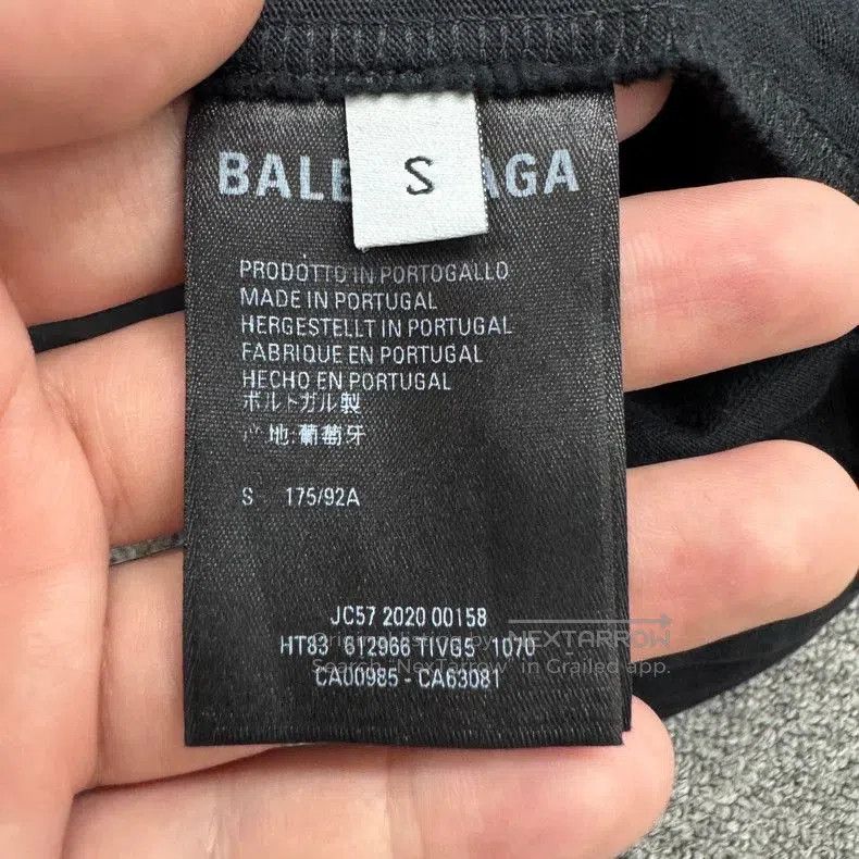 Balenciaga Balenciaga Logo Print Short Sleeve Tee. Size US S / EU 44-46 / 1 - 3 Thumbnail