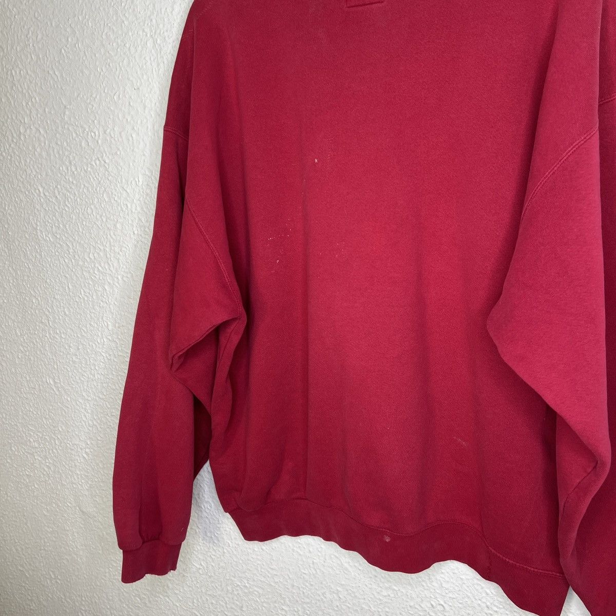 Nike Vintage Nike Sweatshirt Crewneck Swoosh Red Logo 90s Size US L / EU 52-54 / 3 - 8 Thumbnail
