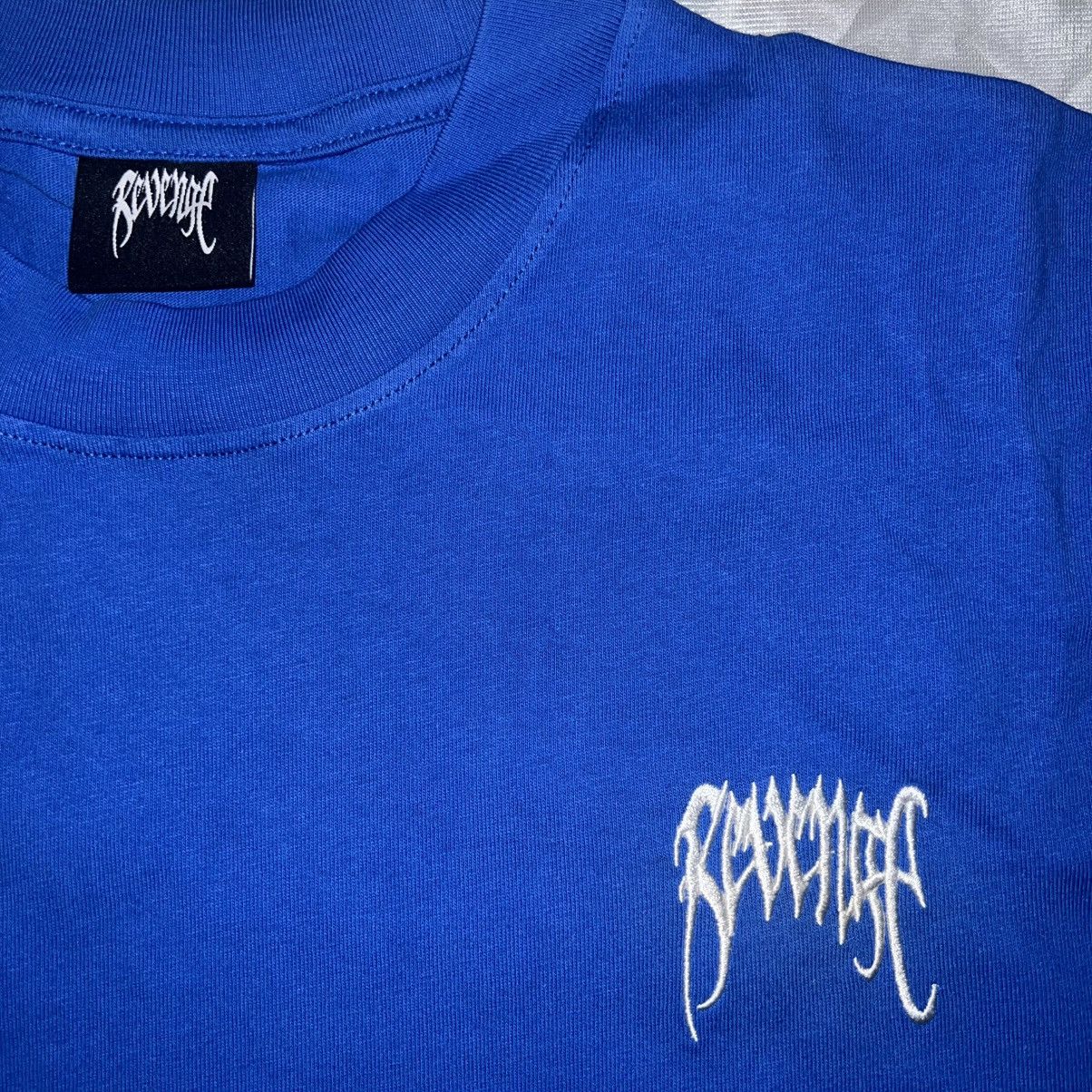 Revenge Revenge Royal Blue Basic Embroidered Logo Long Sleeve Large Size US L / EU 52-54 / 3 - 2 Thumbnail