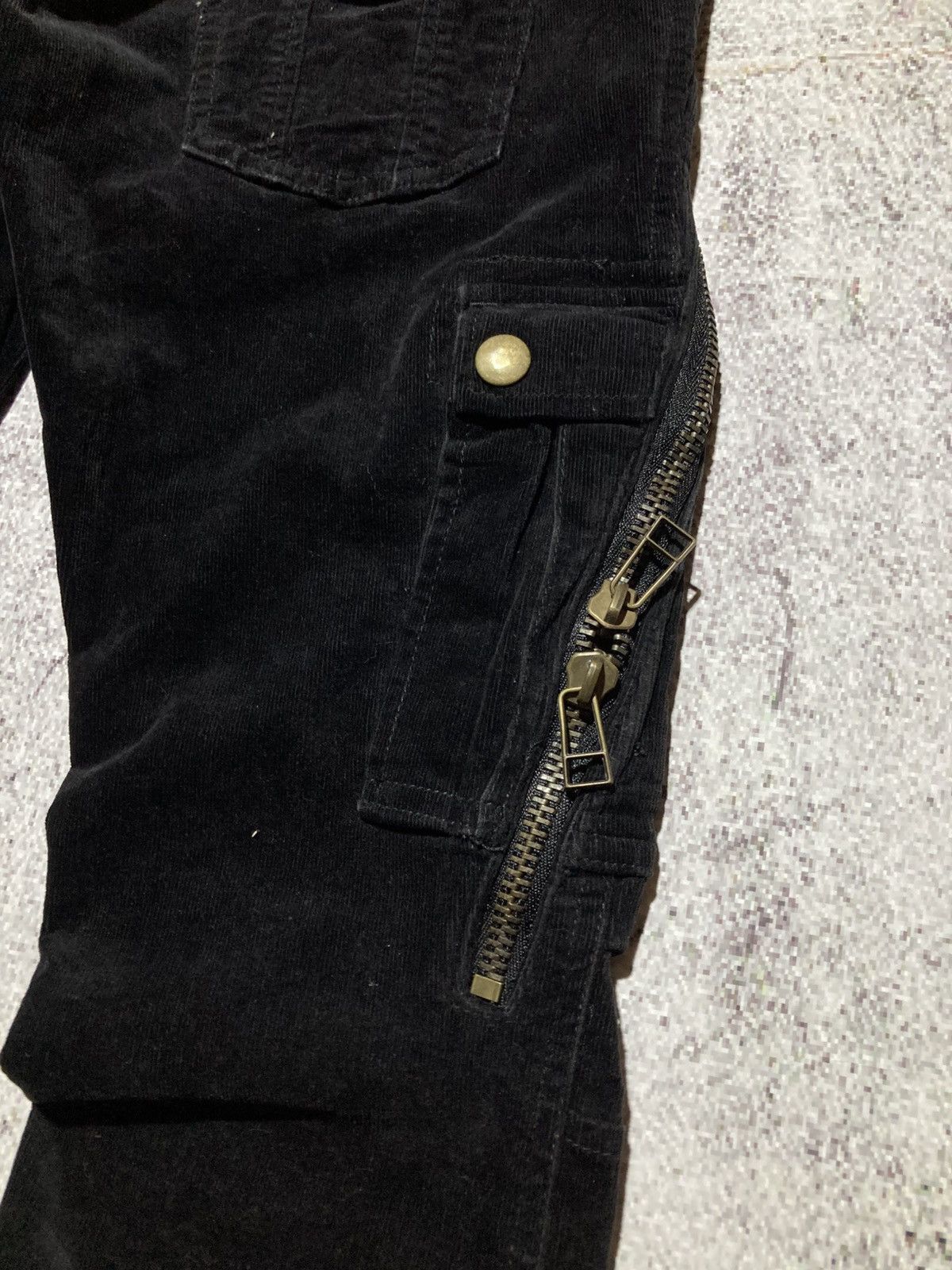 Japanese Brand 2000s Manies Corduroy Anarchy Punk Vkei Lgb Style Pants Size US 28 / EU 44 - 5 Thumbnail