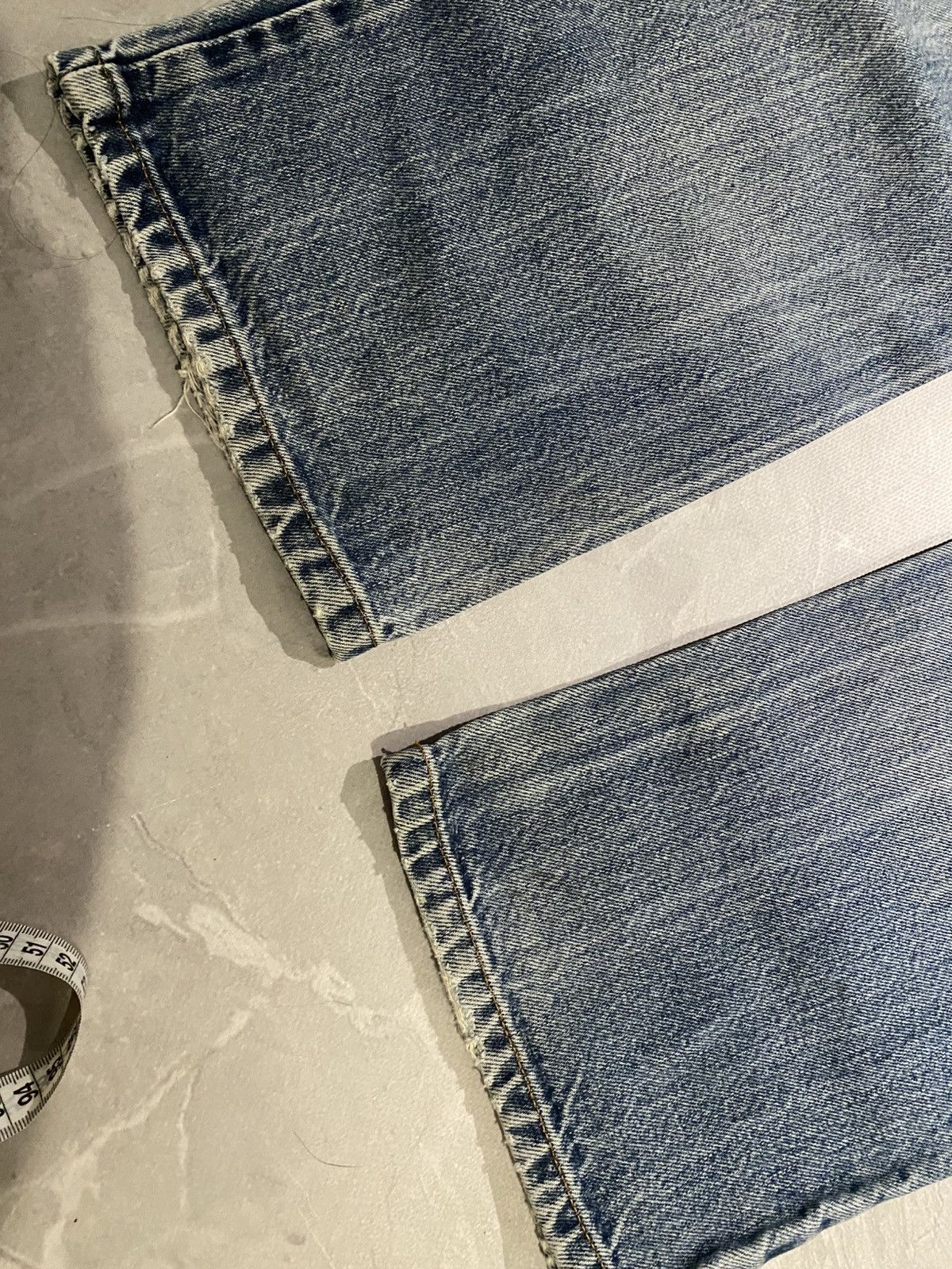 Japanese Brand Slim Fit Washed Denim Classic Fade Everyday Drip Size US 33 - 8 Thumbnail