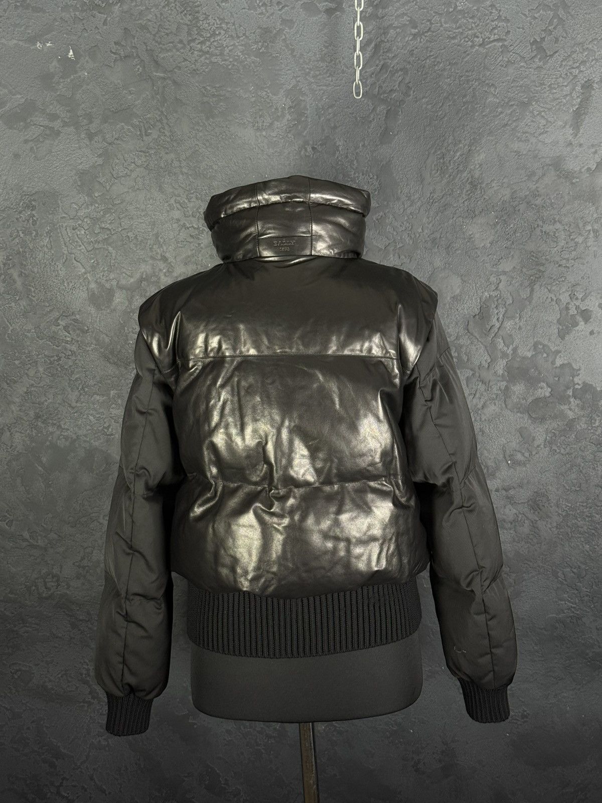 Bally RRP $3,300 BALLY Women’s Lamb Leather Puffer Jacket Vest Size M / US 6-8 / IT 42-44 - 9 Thumbnail