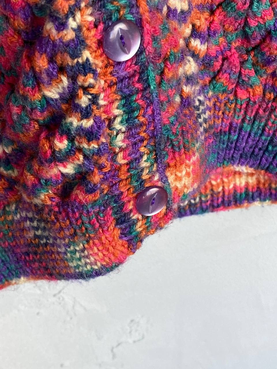 Vintage Point Vintage Hand Knitted Grandpa Sweater Coogi style Size US M / EU 48-50 / 2 - 6 Thumbnail