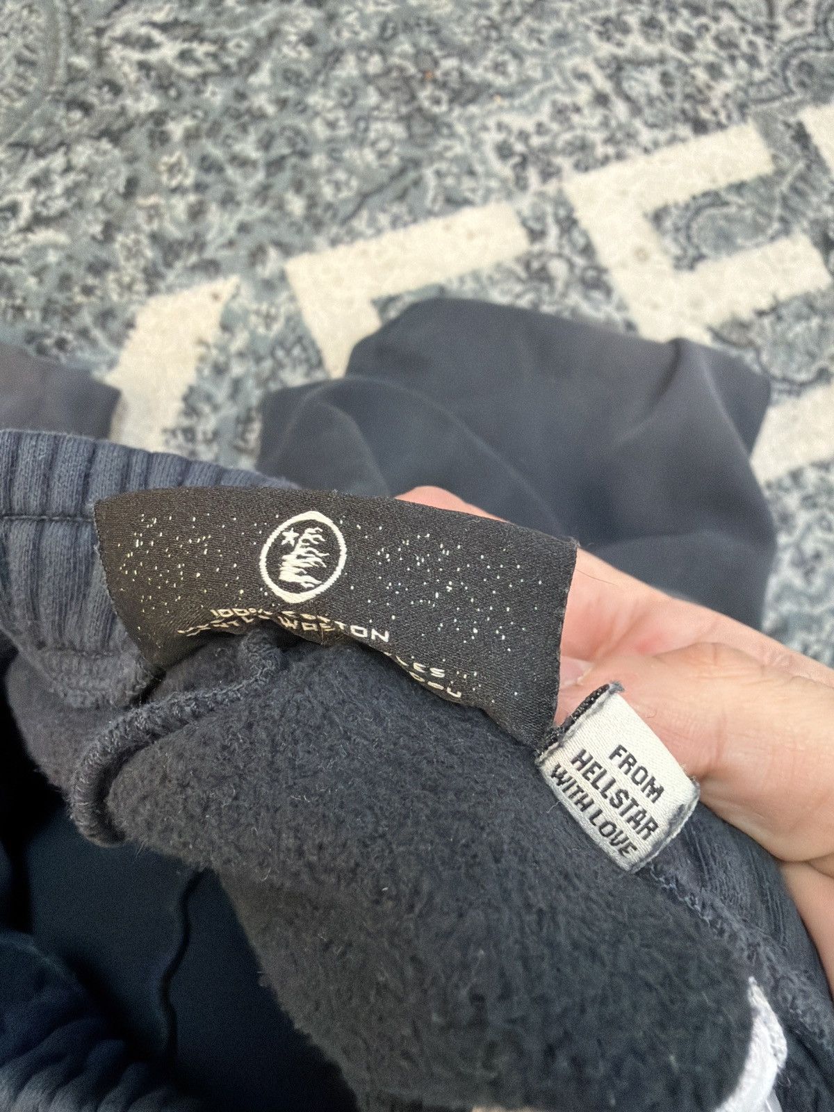 HELLSTAR Hellstar uniform logo sweatpants black Size US 34 / EU 50 - 3 Thumbnail