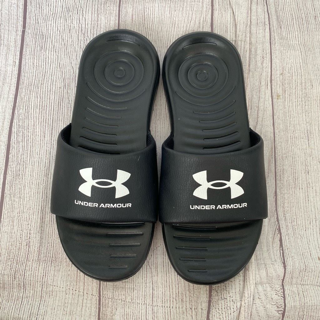 Under Armour Under Armour men 8 black slides w/ribbed comfort insole Size US 8 / EU 41 - 1 Thumbnail
