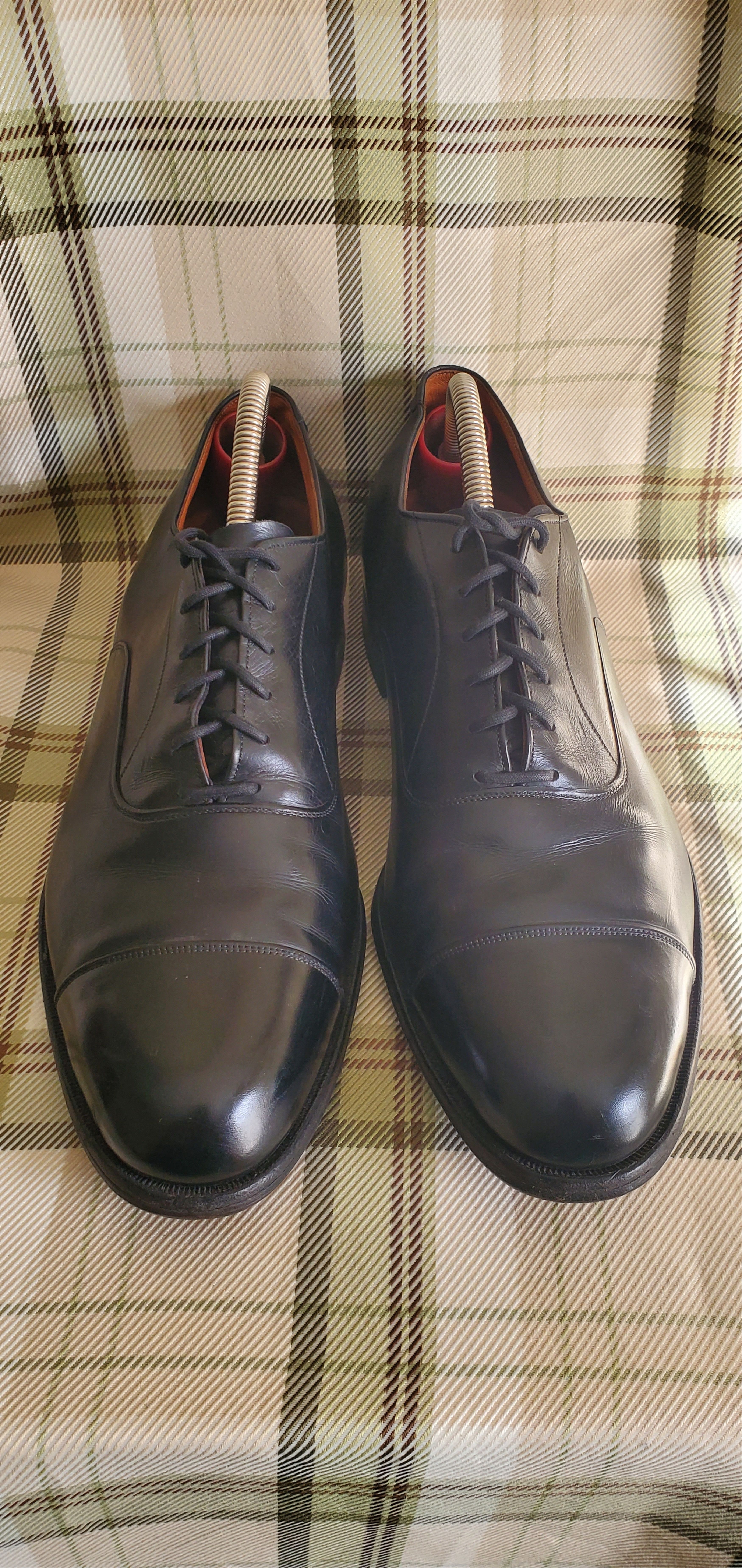 John McHale John McHale Black Lace Up Dress Shoes Size US 8.5 / EU 41-42 - 2 Thumbnail