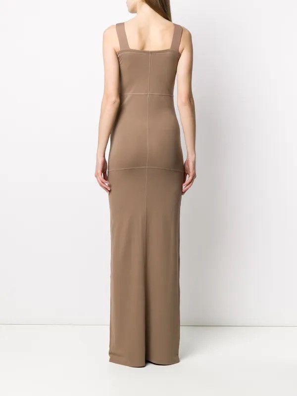 Lemaire Lemaire Square Neck Maxi Dress in tobacco brown S Size S / US 4 / IT 40 - 4 Thumbnail