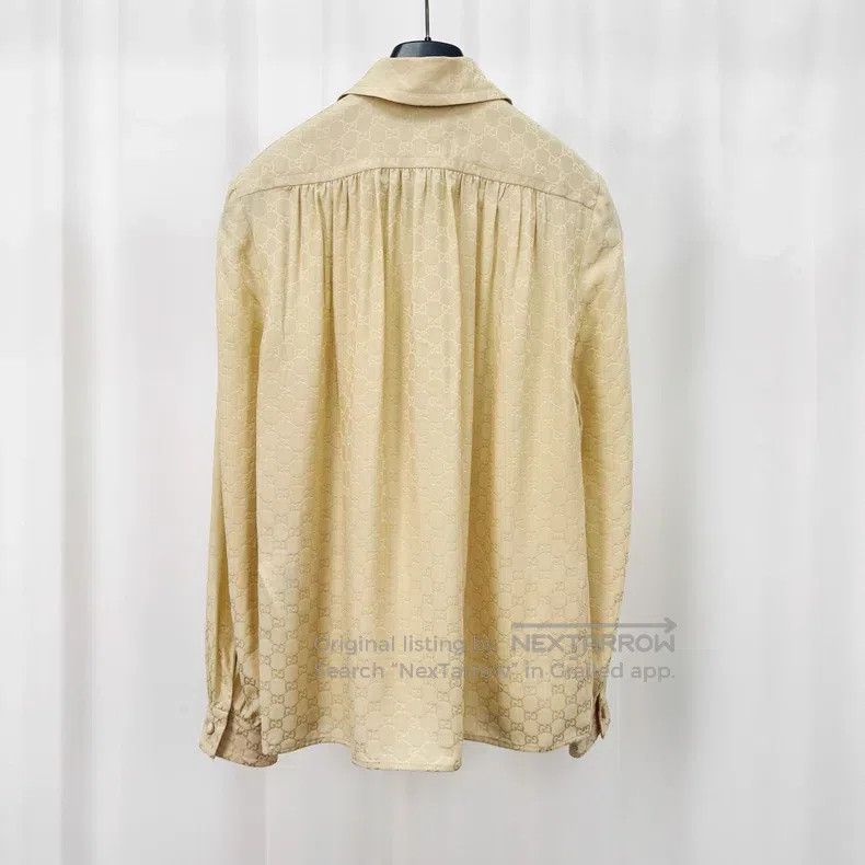 Gucci Gucci Dark pattern old flower full print silk shirt Size XS / US 0-2 / IT 36-38 - 2 Thumbnail