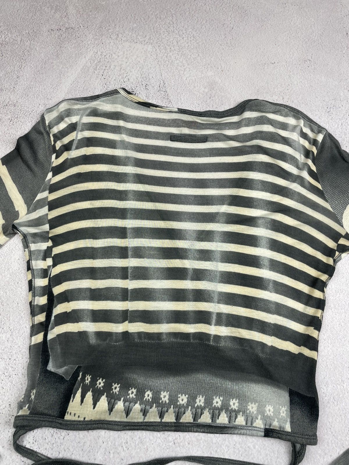 Jean Paul Gaultier JPG Soleil Long-Sleeve VNeck Shirt Jean Paul Gaultier Unique Size M / US 6-8 / IT 42-44 - 9 Thumbnail