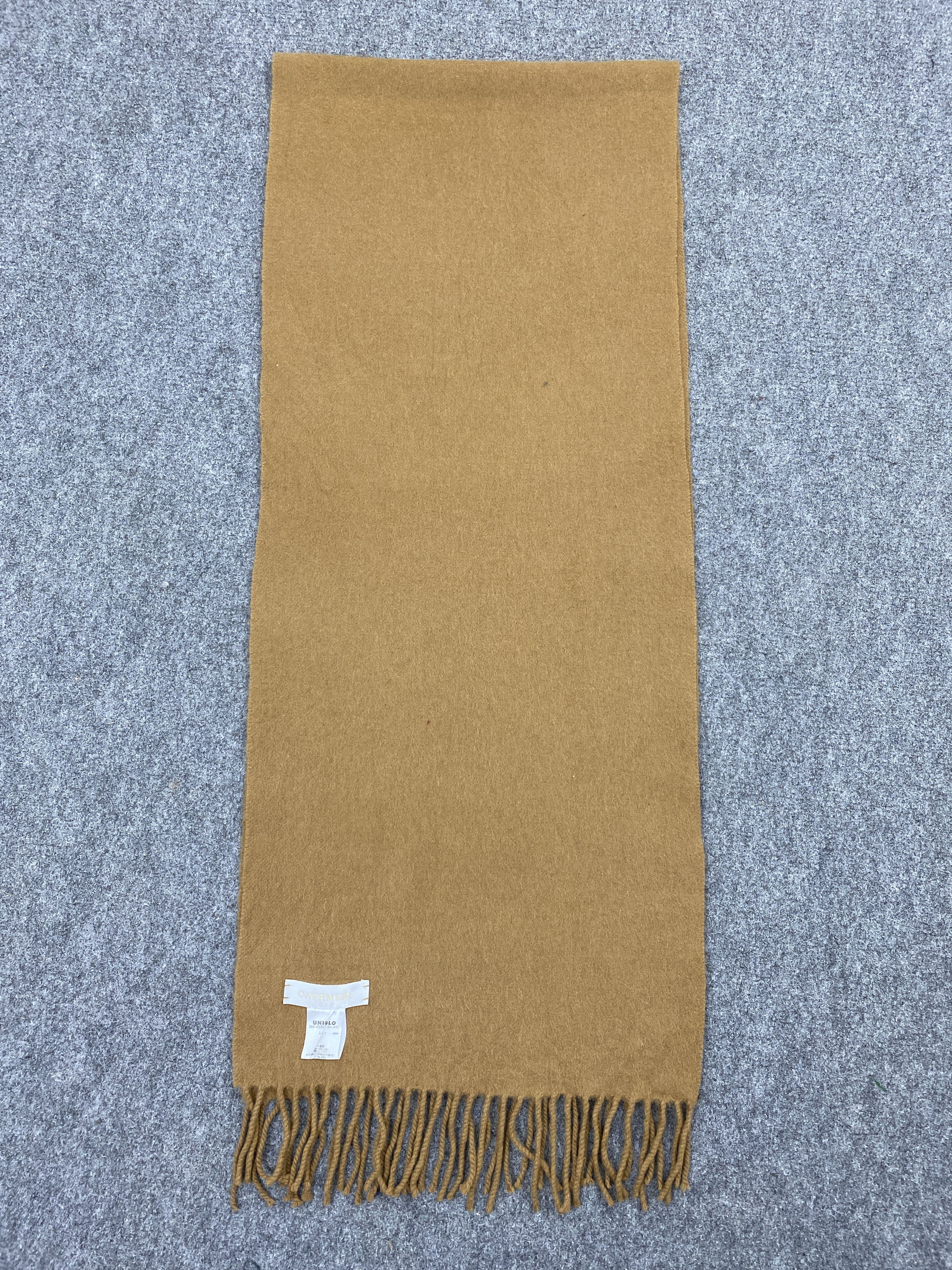 Japanese Brand Vintage Uniqlo Cashmere Scarf / Muffler / Neckwear - SC0051 Size ONE SIZE - 2 Thumbnail