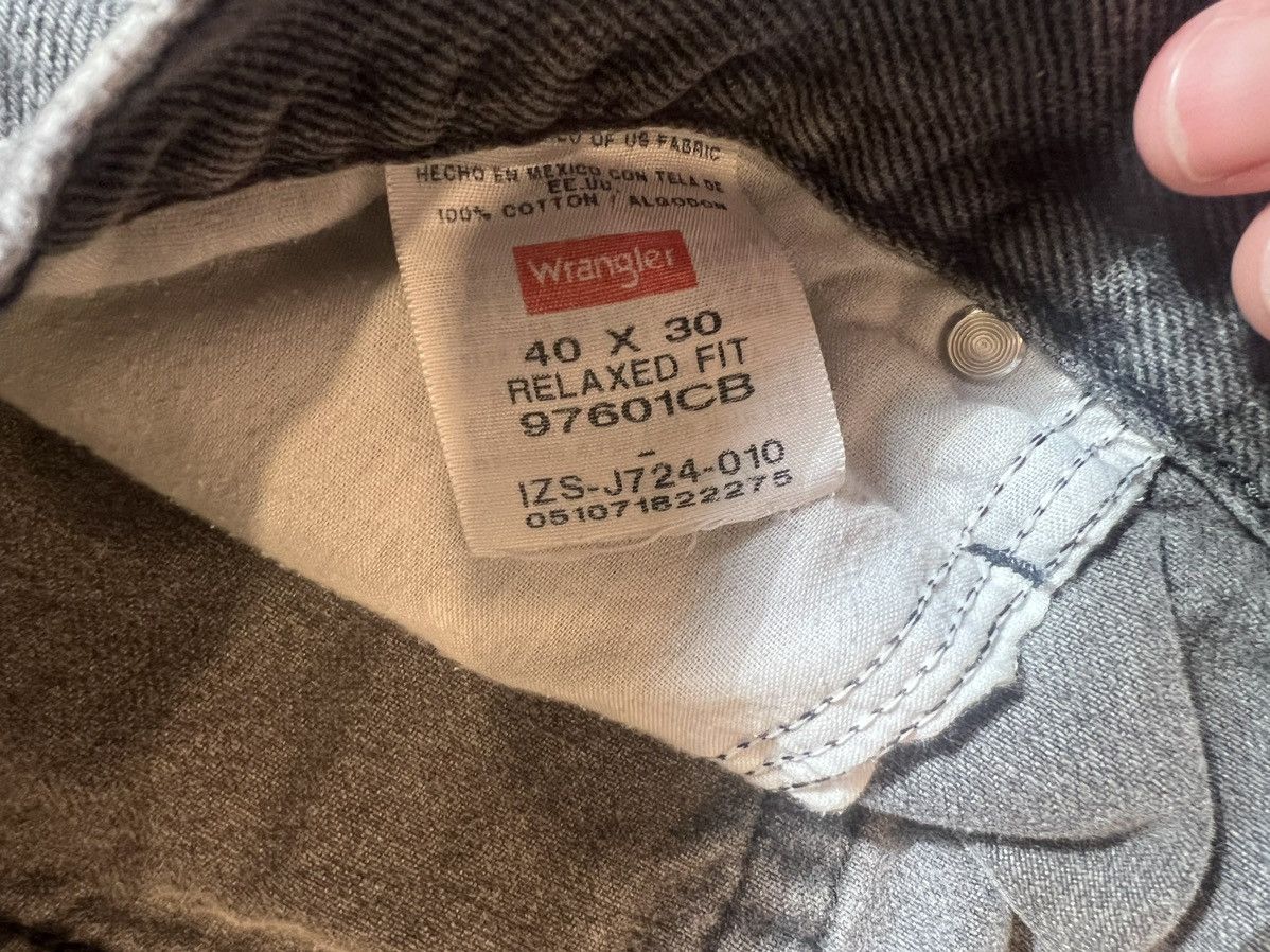 Vintage × Wrangler VINTAGE Grey Wrangler Relaxed Fit Jeans Size US 40 / EU 56 - 2 Thumbnail