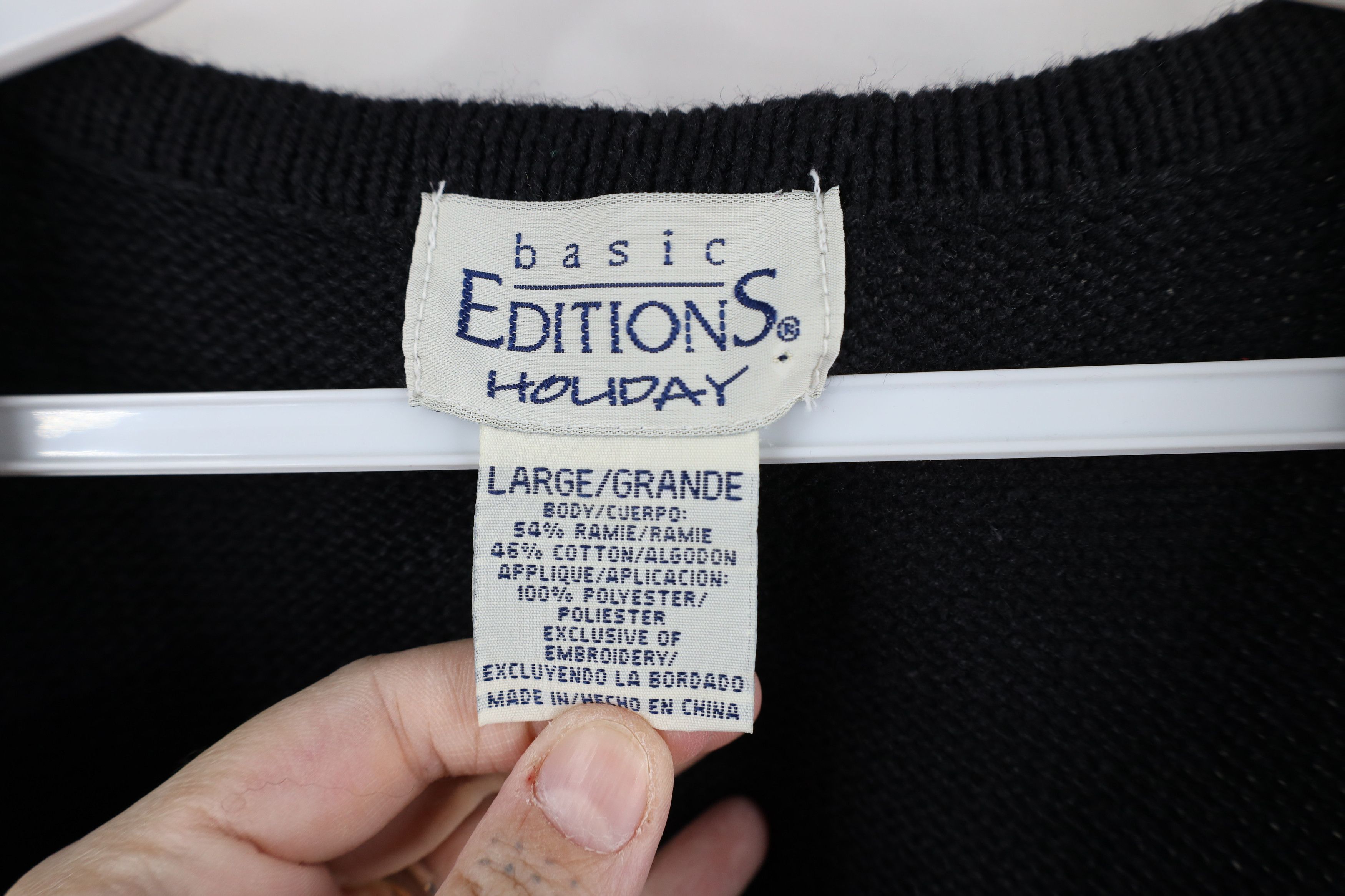 Vintage Vintage 90s Streetwear Christmas Cardigan Sweater Vest Size L / US 10 / IT 46 - 10 Thumbnail