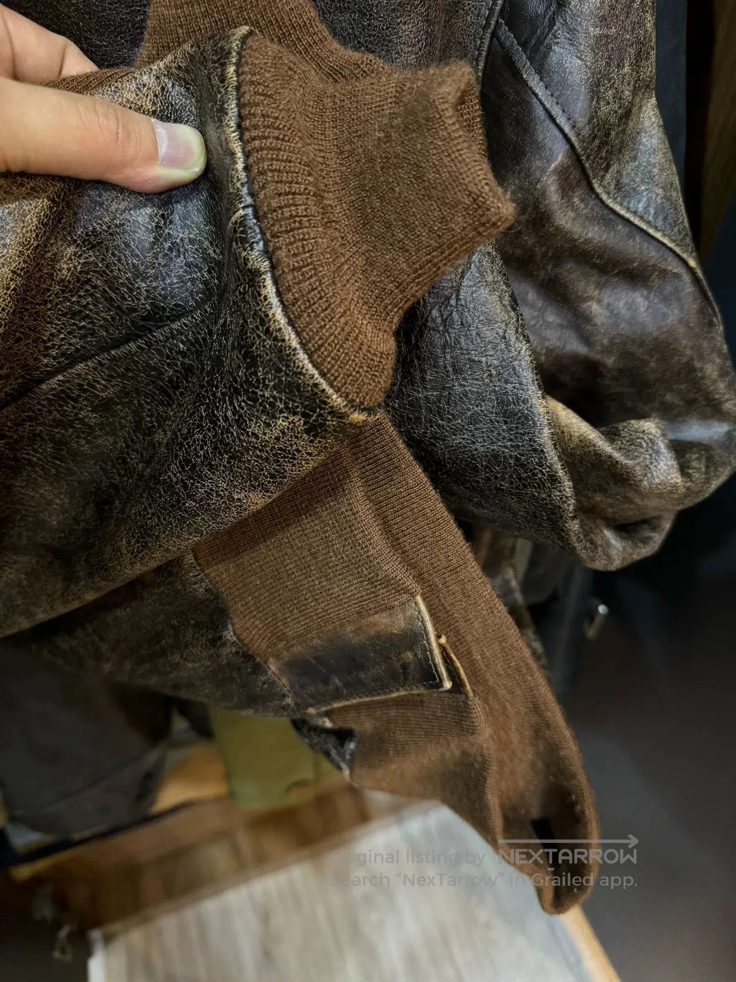 RRL Ralph Lauren real mccoy rrl vintage leather jacket. Size US M / EU 48-50 / 2 - 9 Thumbnail