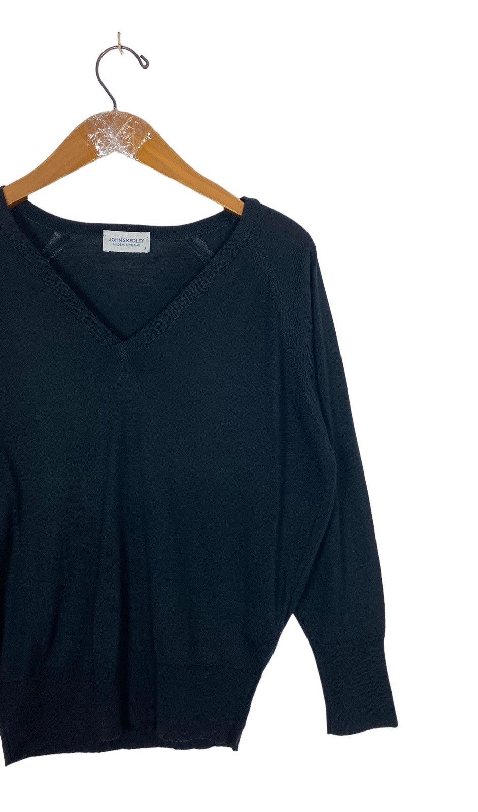 John Smedley Rare‼️ John Smedley Merino Wool V Neck Cardigan Made England Size S / US 4 / IT 40 - 3 Thumbnail